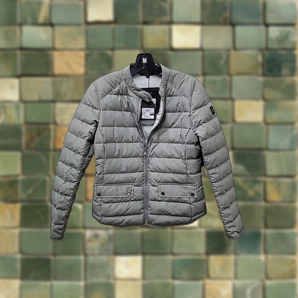 Belstaff NWT Belstaff Ranford Down Jacket Womens Size 40 Agate Green Size S / US 4 / IT 40 - 1 Thumbnail