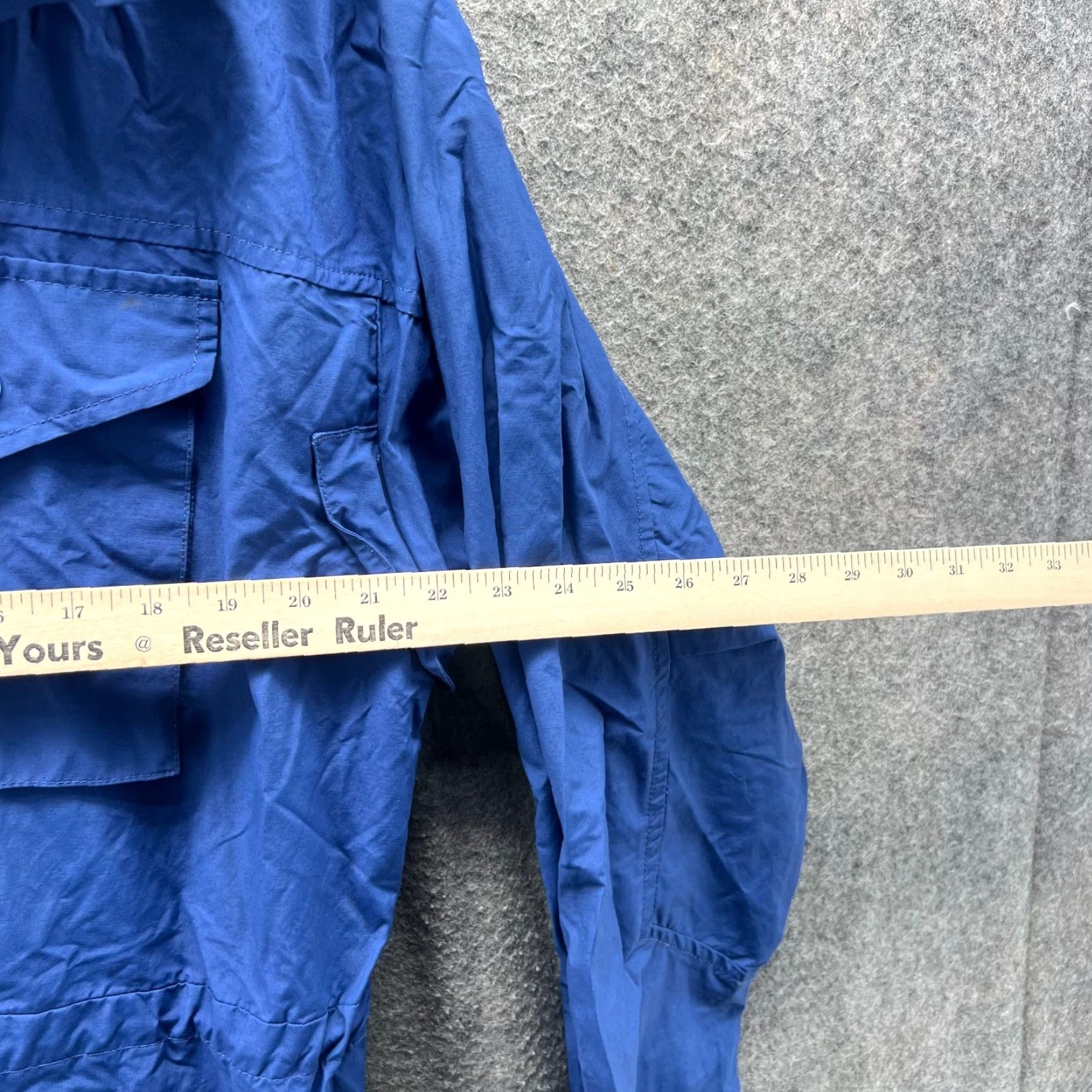 Polo Ralph Lauren VINTAGE Polo Ralph Lauren Jacket Mens Small Blue Full Zip Rain Coat Utility Chore 90s Size US S / EU 44-46 / 1 - 3 Thumbnail