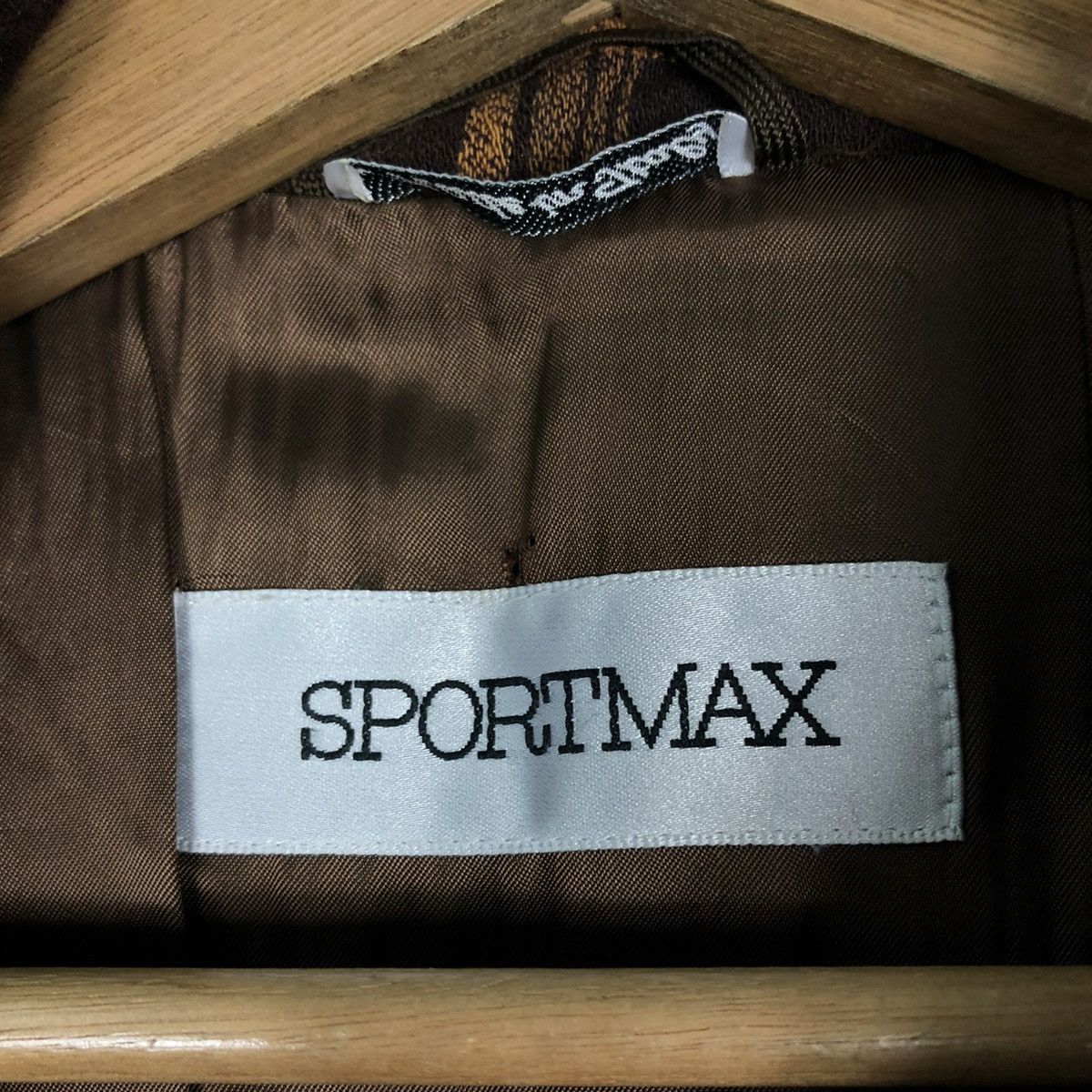 Vintage 🔥LONG JACKET WOOL SPORTMAX MADE IN ITALY TARTAN DESIGN Size M / US 6-8 / IT 42-44 - 18 Thumbnail