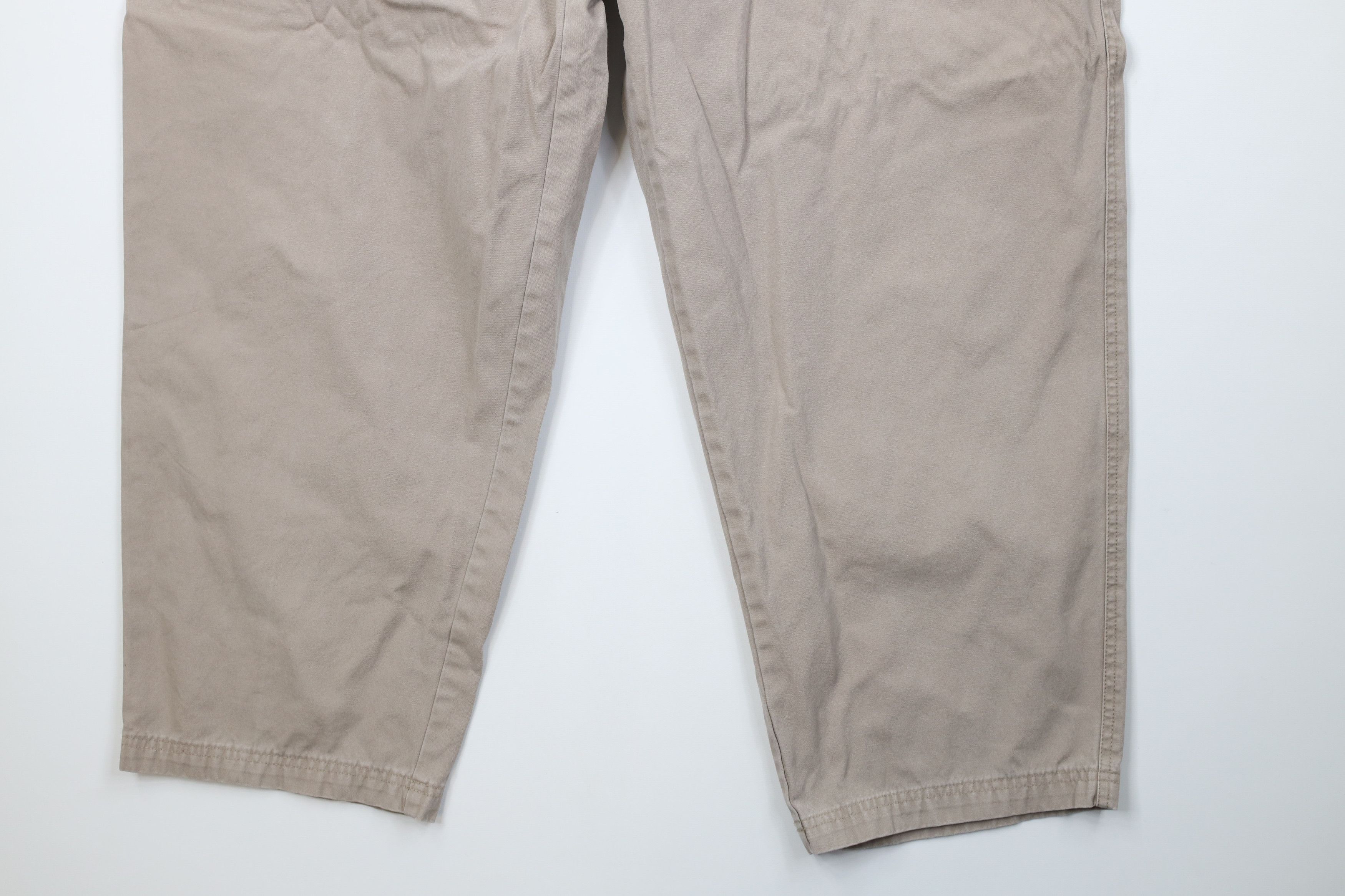 Cabelas Vintage Y2K Cabelas Relaxed Fit Wide Leg Cargo Pants Beige Size US 44 / EU 60 - 4 Thumbnail