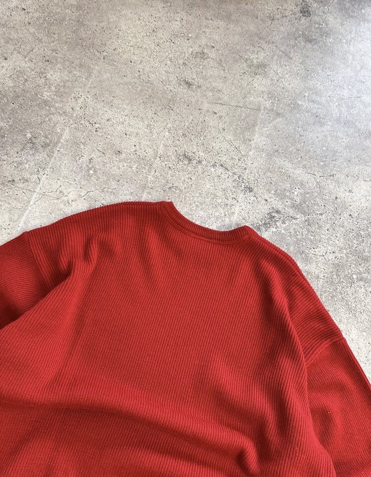 Lacoste × Vintage Chemise Lacoste Knit Red Wool Blue Sweater Y2K Size US XL / EU 56 / 4 - 8 Thumbnail