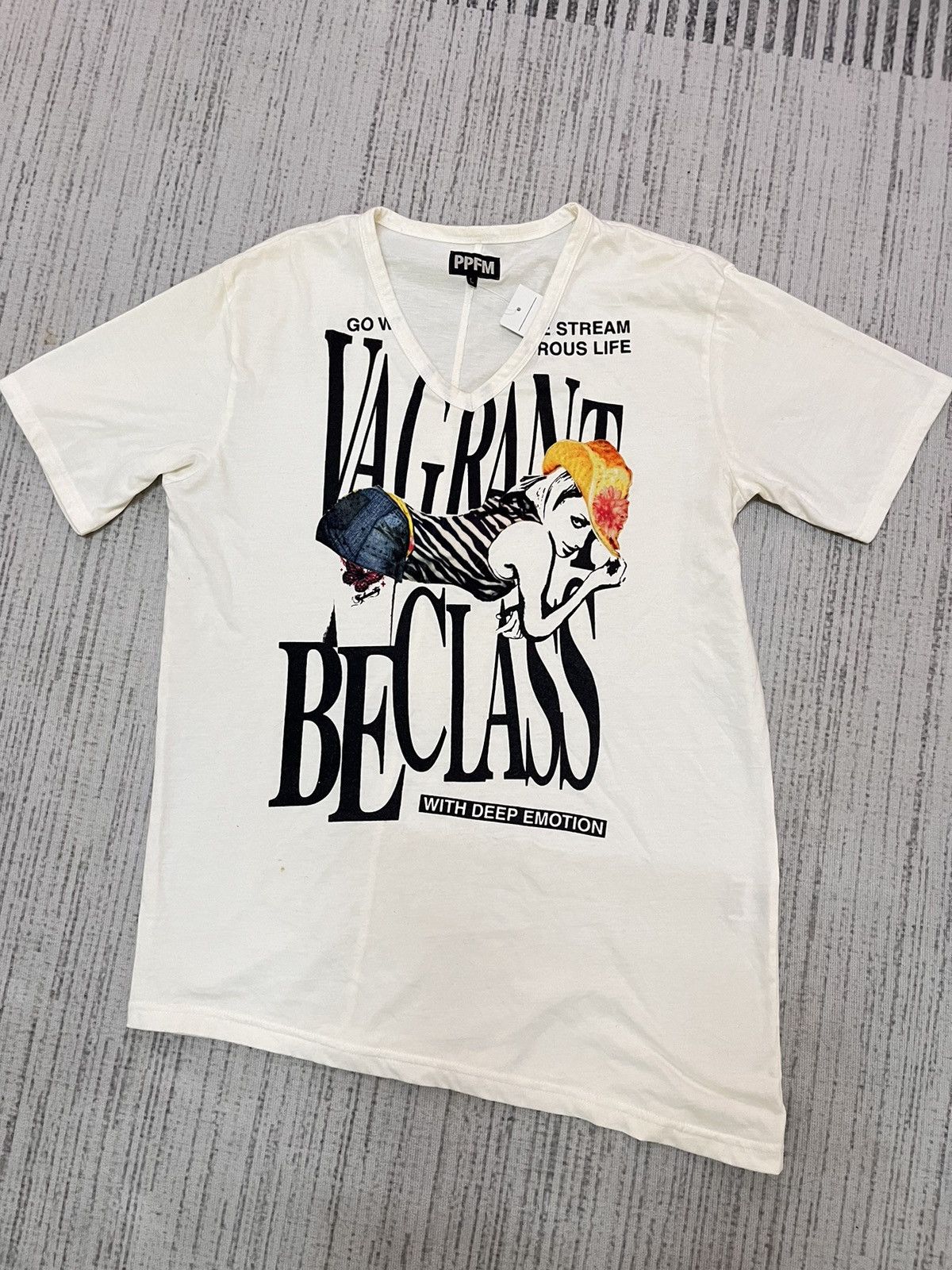 Issey Miyake × Japanese Brand × PPFM Vintage 90s PPFM tshirt Size US L / EU 52-54 / 3 - 1 Thumbnail