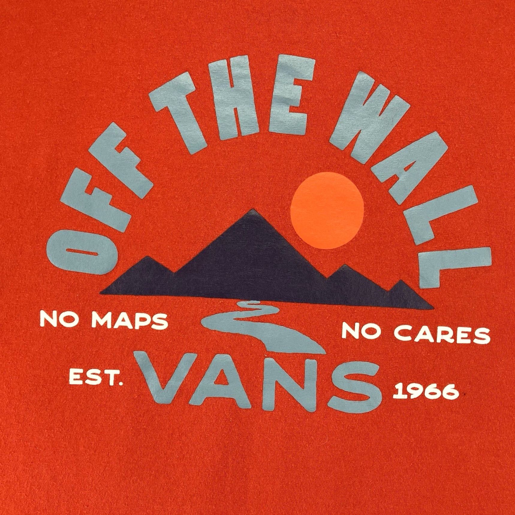 Vans VANS "Outdoor Club" Graphic T-Shirt Men's Large Red Cotton Short Sleeve All Seasons Size US L / EU 52-54 / 3 - 3 Thumbnail