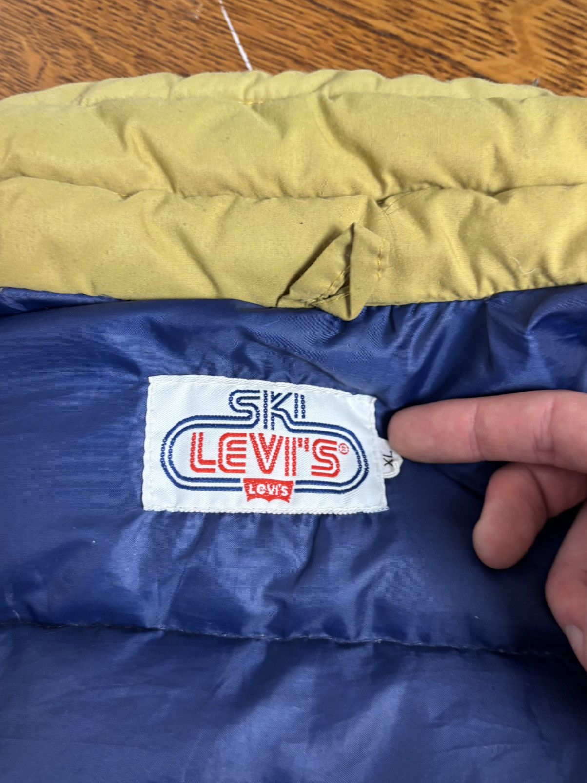 Levi's 1970s Levis Ski Vest 70s Vintage Levi's Denim Down Jacket Size US M / EU 48-50 / 2 - 10 Thumbnail