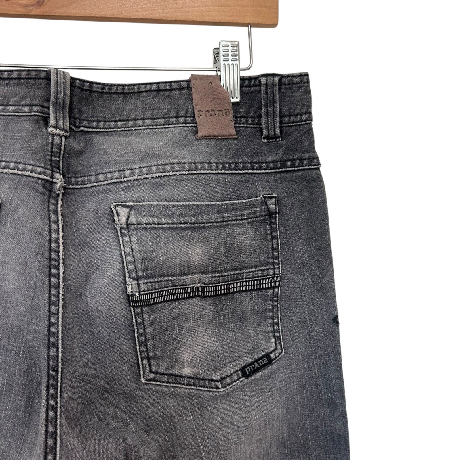 Prana Prana Gray Theorem Slim Fit Jeans Sz 31x33 Size US 31 - 5 Thumbnail