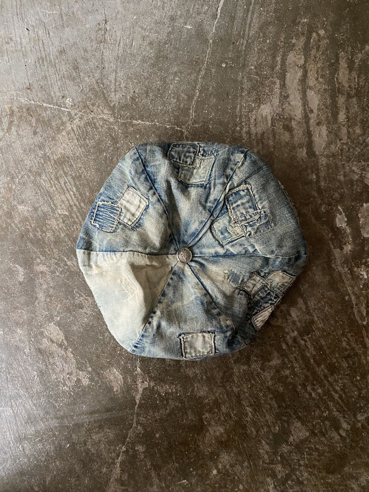 FunSet of Art Funset of Art Denim Patchwork Beret Kapital Porter Classic Size ONE SIZE - 5 Thumbnail