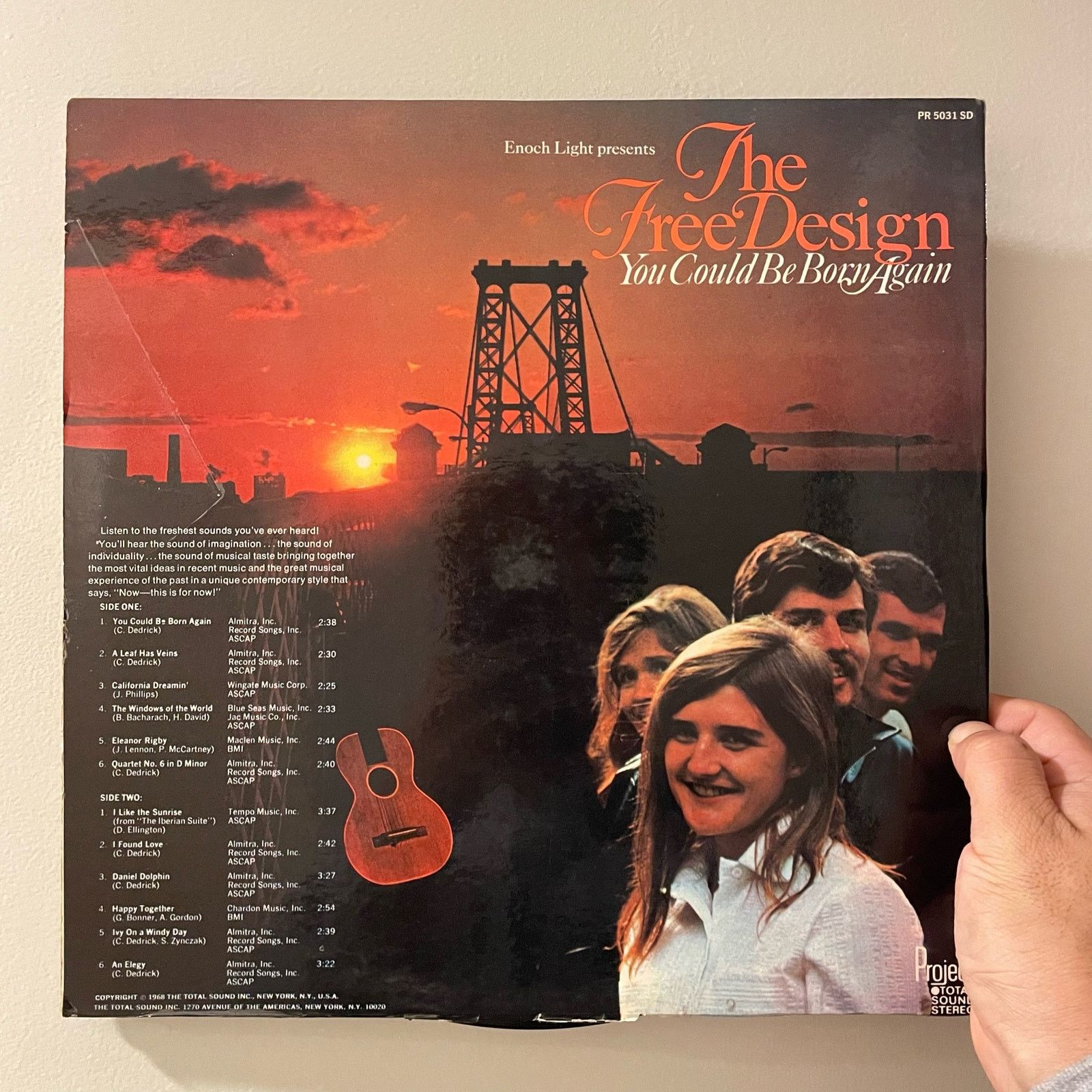 INTENTIONALLY BLANK The Free Design - You Could Be Born Again LP vintage vinyl Size ONE SIZE - 4 Thumbnail