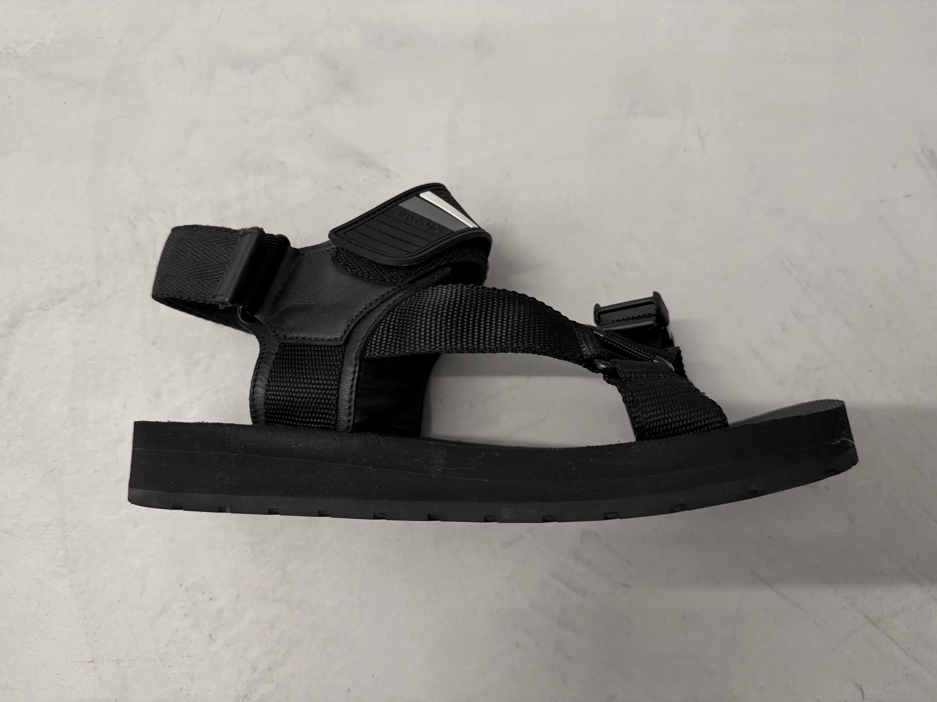 Prada PRADA Black Sandals 4X3107 Size US 8 / EU 41 - 2 Thumbnail