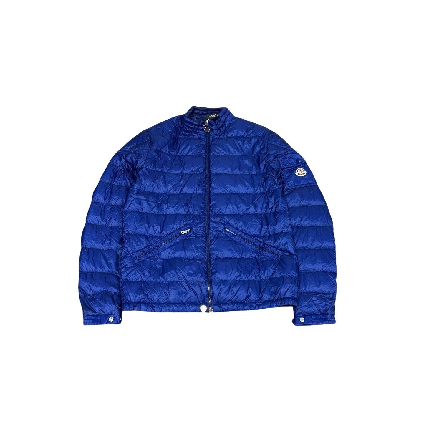 Moncler Moncler Blue Agay Longue Saison Down Jacket Size 4 Size US XL / EU 56 / 4 - 1 Thumbnail