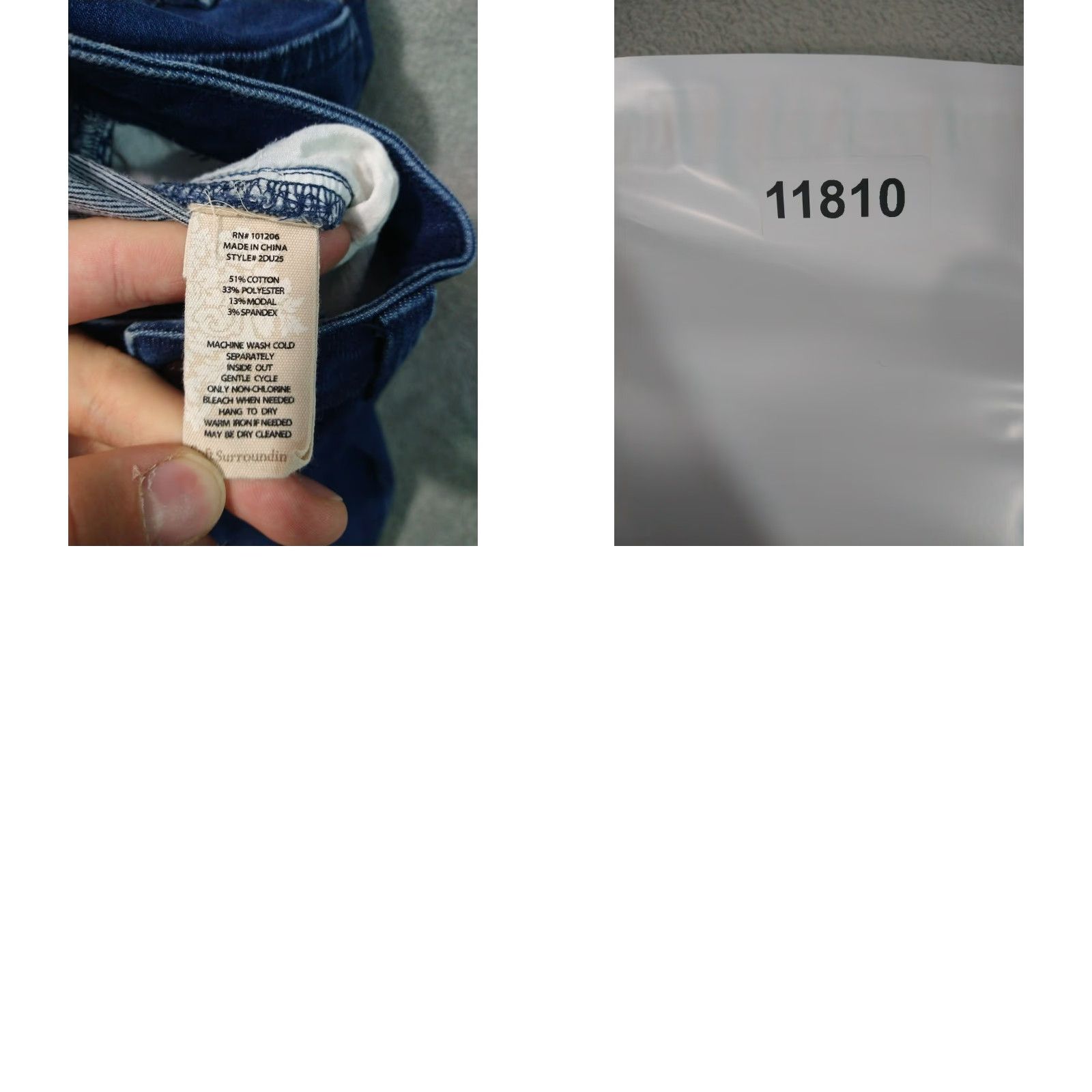 Soft Surroundings Soft Surroundings Jeans Womens 8 Blue Denim Skinny High Rise Dark Wash Stretch Size 30" / US 8 / IT 44 - 8 Thumbnail
