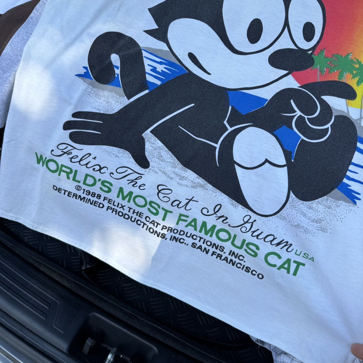 Felix 1988 Felix The Cat Boxy Tee Worlds Most Famous Cat Movie Size US L / EU 52-54 / 3 - 11 Thumbnail