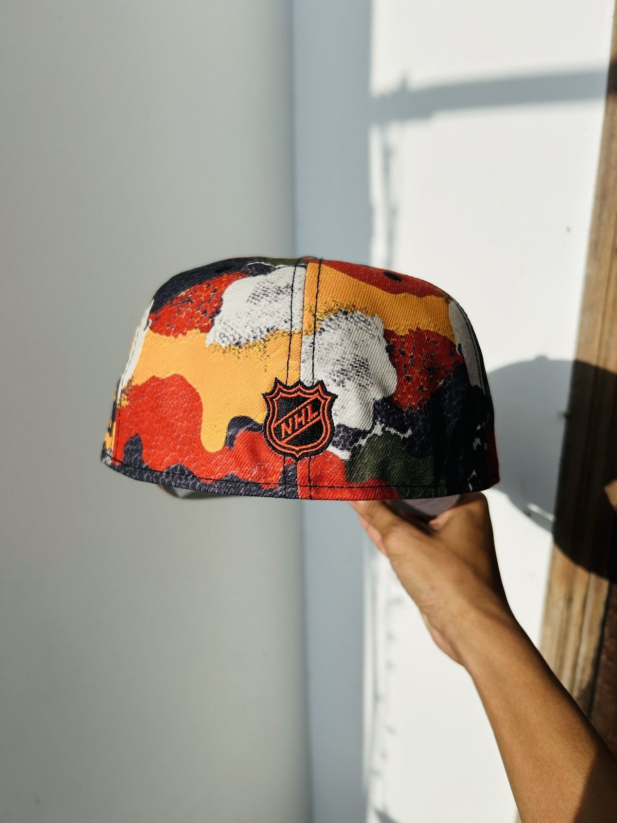 Hat Club New Era 59Fifty Camo Skin Anaheim Ducks Hat 73/8 Size ONE SIZE - 4 Thumbnail