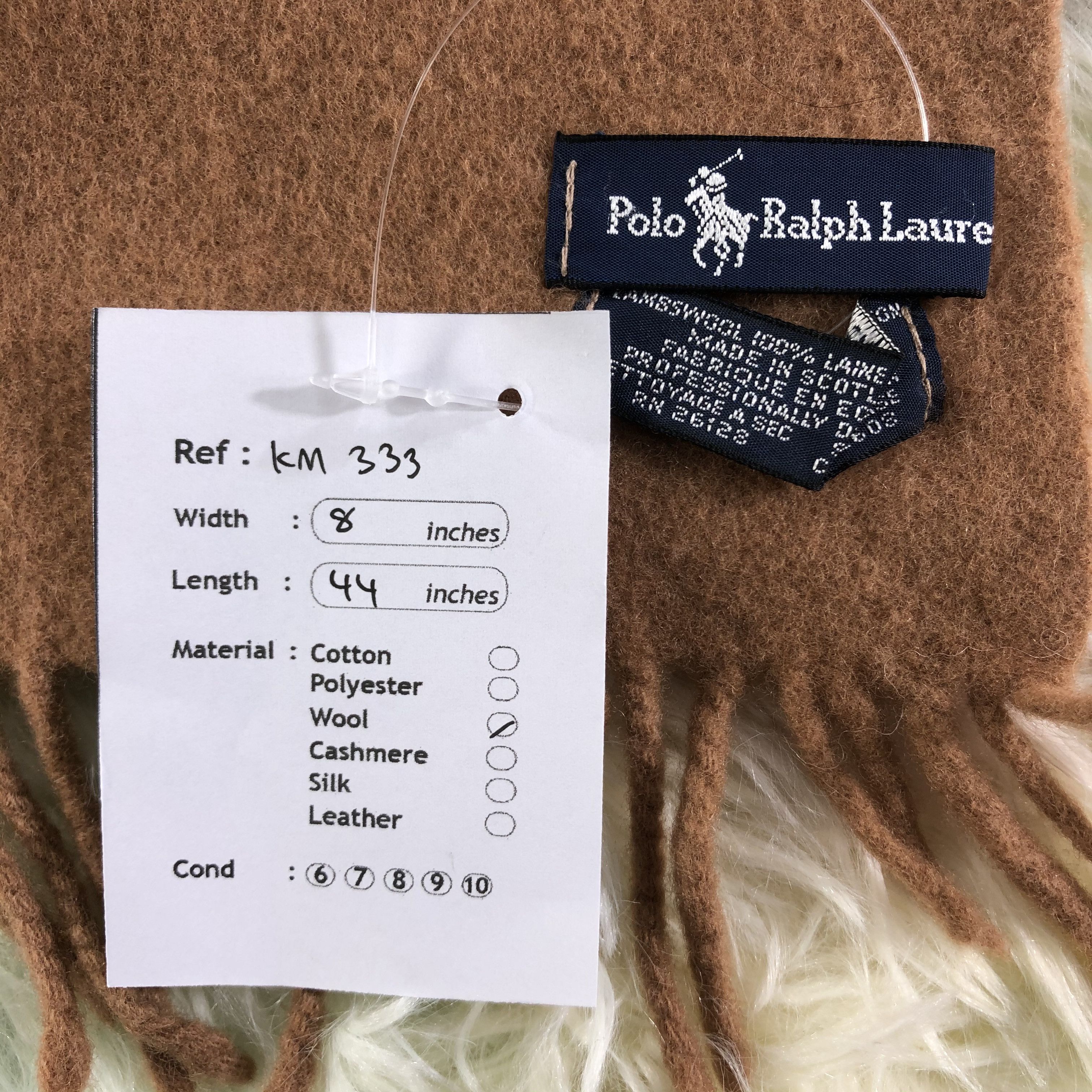 Polo Ralph Lauren × Vintage Polo Ralph Lauren Scarf / Muffler / Neckwear - KM333 Size ONE SIZE - 7 Thumbnail