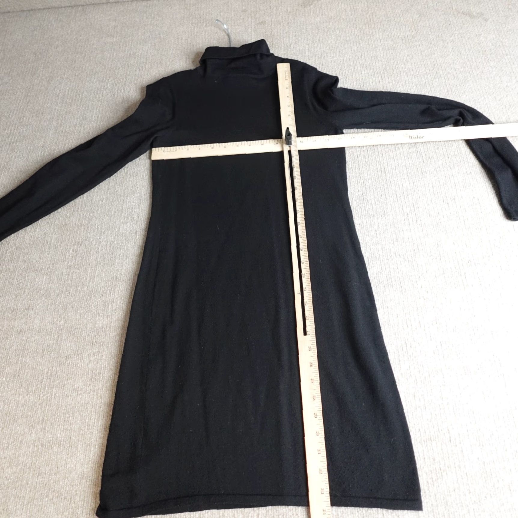 Theory Theory Dress Large Black Solid Wool Blend Sweater Ares New Steady Womens Casual Business Cardigan? Size L / US 10 / IT 46 - 6 Thumbnail