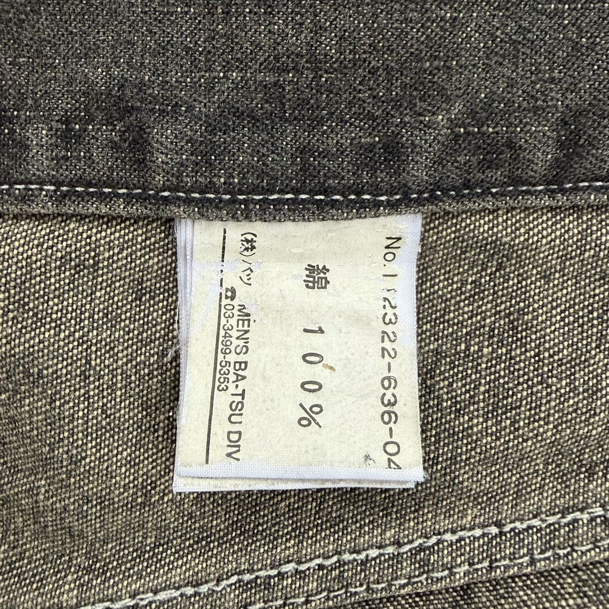 Japanese Brand BA-TSU Distressed Denim Jeans Wash Japanese Paint Splatter Size US 32 / EU 48 - 15 Thumbnail