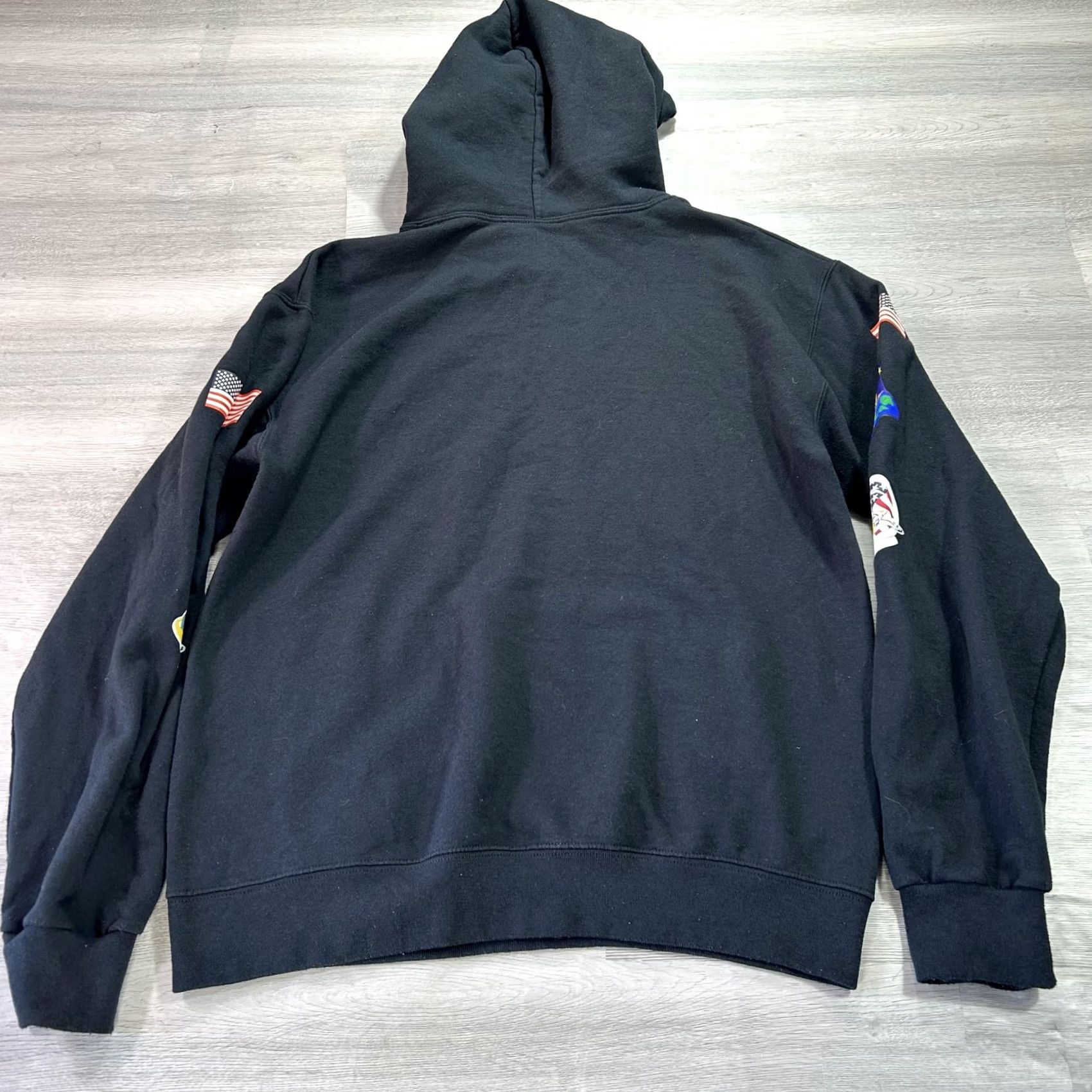 CO NASA Hoodie Mens Medium Black Fleece Pullover Graphic Bowery Supply Co Size US M / EU 48-50 / 2 - 2 Thumbnail
