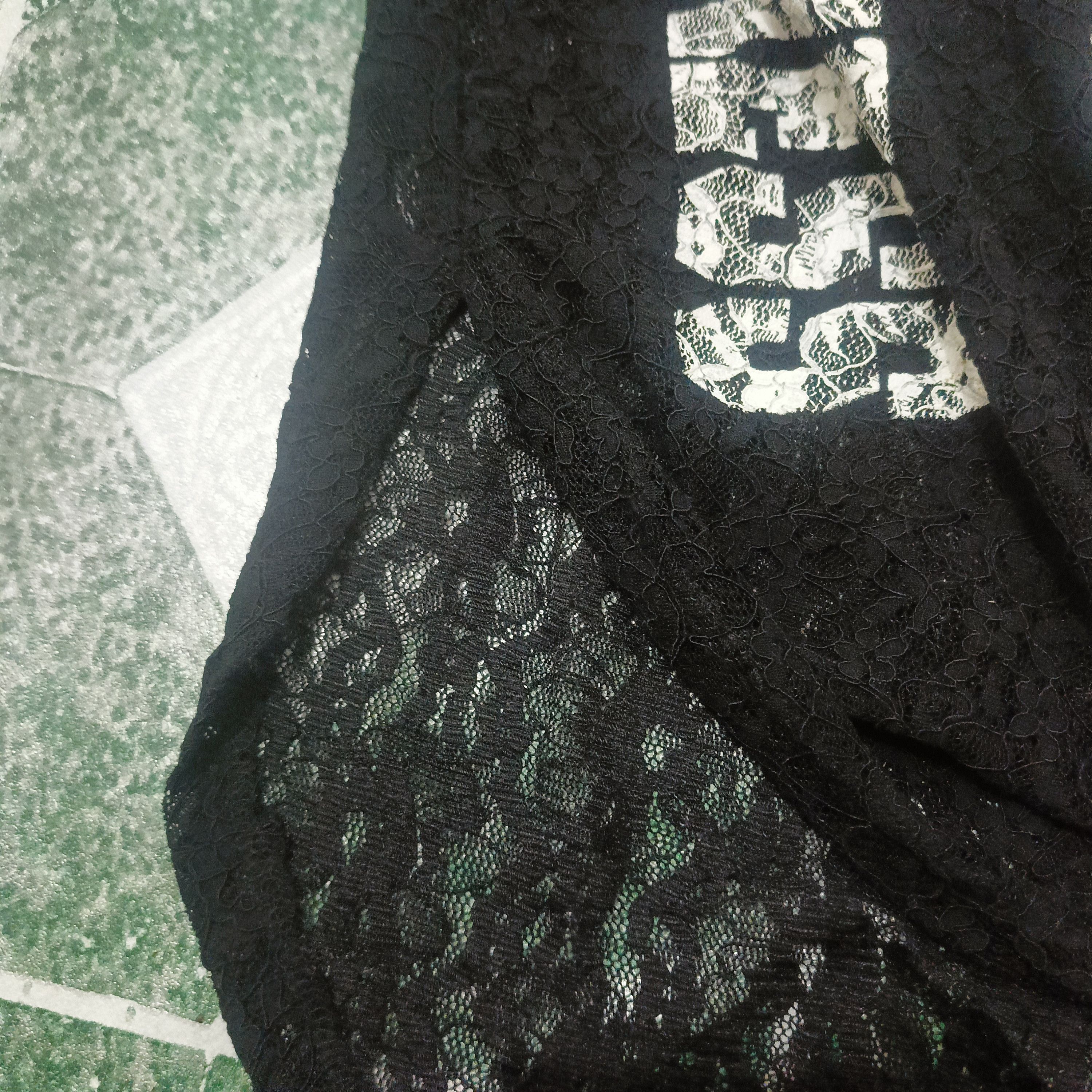 If Six Was Nine Egoist Mesh Shirt Skull Sparkling beads Rare design Size US L / EU 52-54 / 3 - 8 Thumbnail