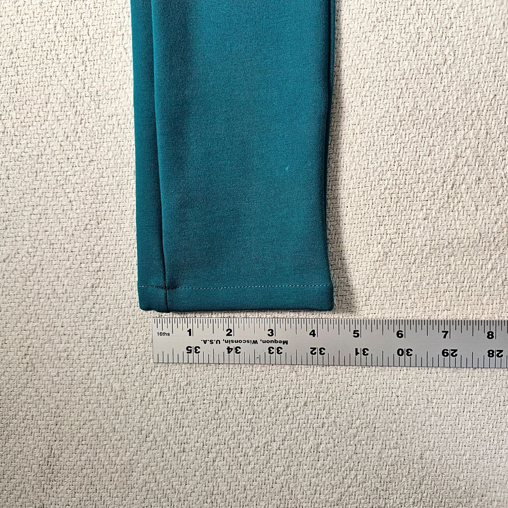 Altea Bellanoa Leggings Womens 6 Teal Athletic Leggings Outdoor Ankle 6 Womens Tight Pull On Classic Casual Sportswear Size 28" / US 6 / IT 42 - 7 Thumbnail