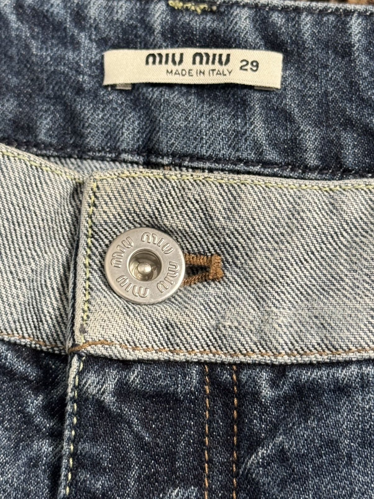 Miu Miu Miu Miu Denim pants Size US 29 - 3 Thumbnail