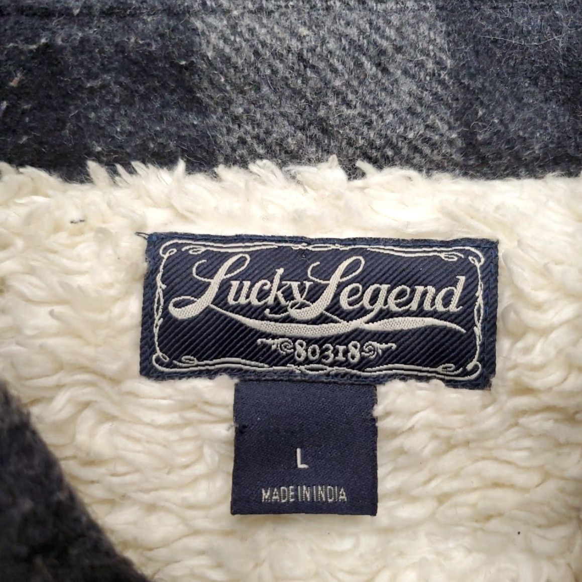 Lucky Brand VINTAGE Lucky Brand Jacket Mens L Striped Wool Blend Sherpa Lined Y2K Retro Bomber Jacket Size US L / EU 52-54 / 3 - 5 Thumbnail