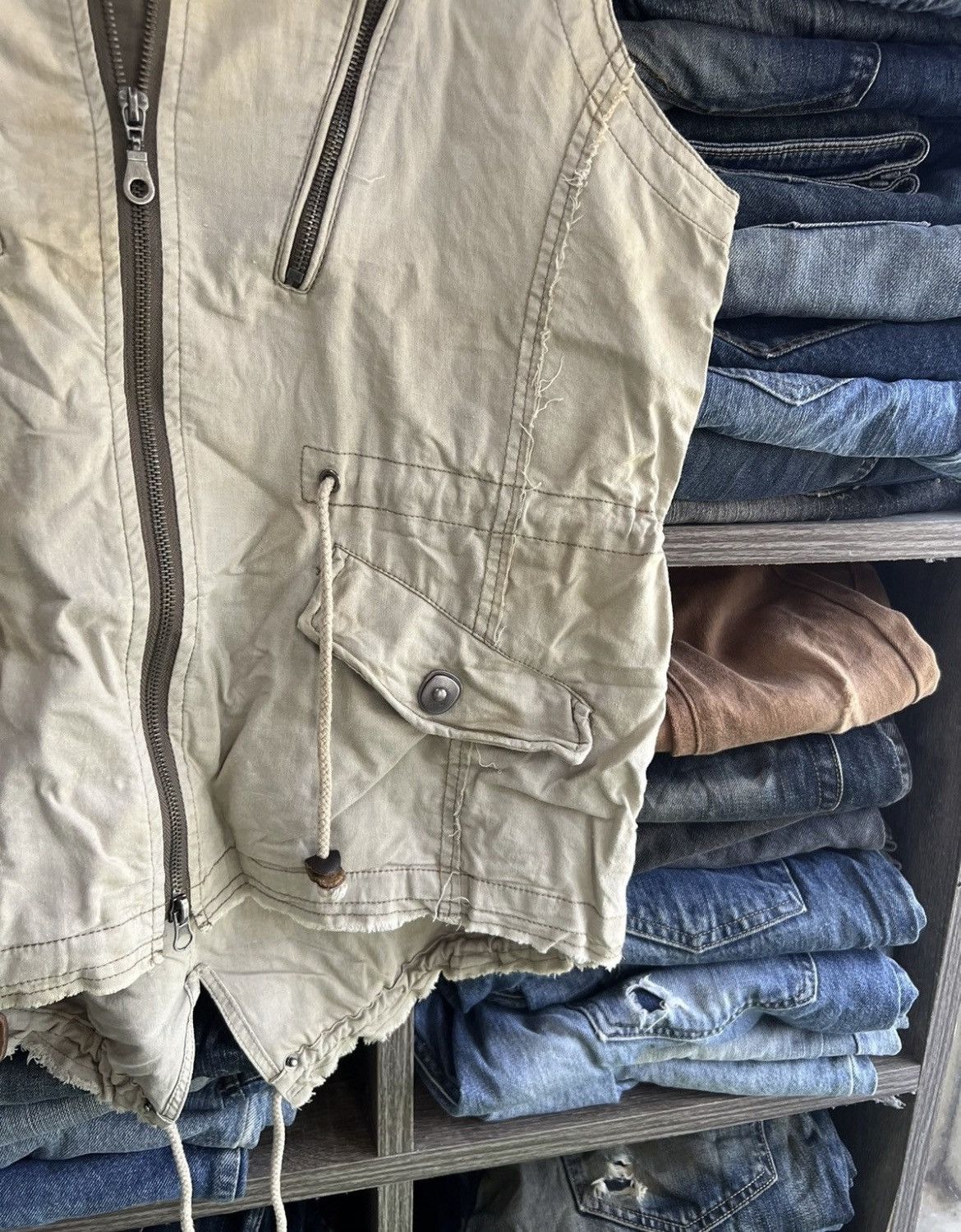 In The Attic 🔥Rare In The Attic Zipper Vest Size US S / EU 44-46 / 1 - 10 Thumbnail