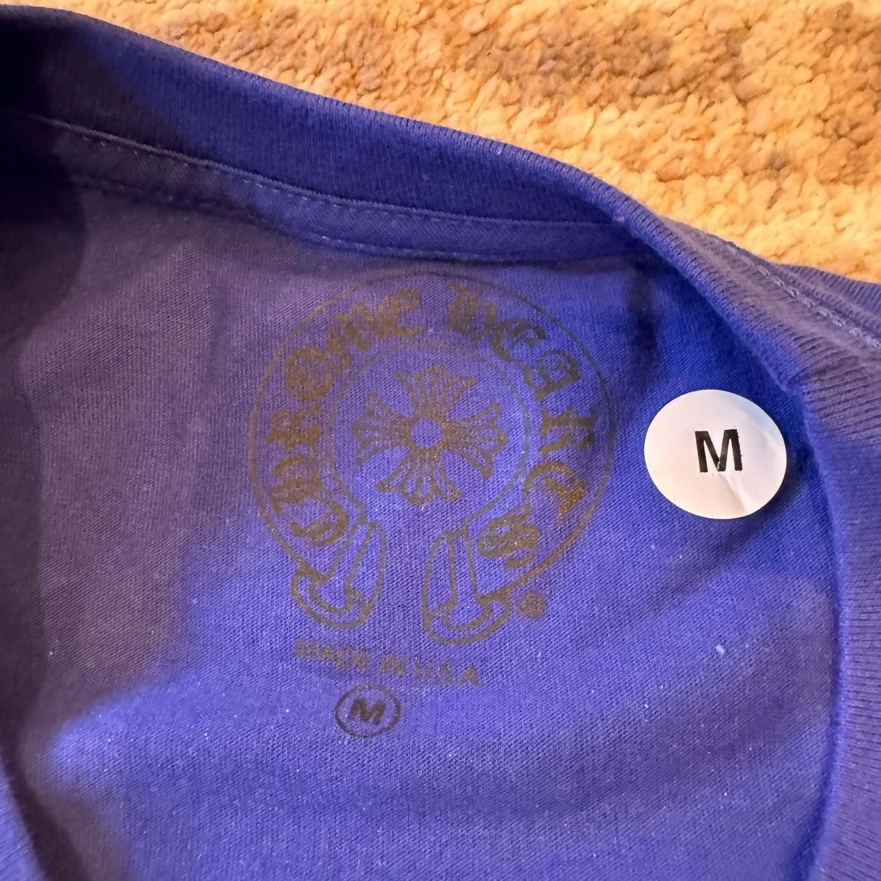 Chrome Hearts Chrome hearts star lapis blue pocket long sleeve tee LS Size US M / EU 48-50 / 2 - 2 Thumbnail