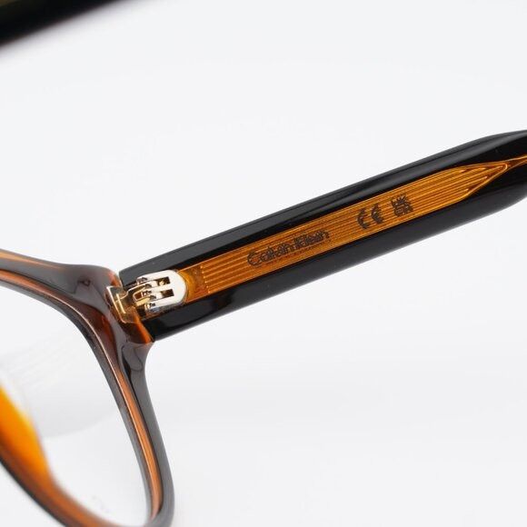 Calvin Klein Calvin Klein CK23541 008 Eyeglasses Black/Brown 53mm Cat Eye Size ONE SIZE - 6 Thumbnail