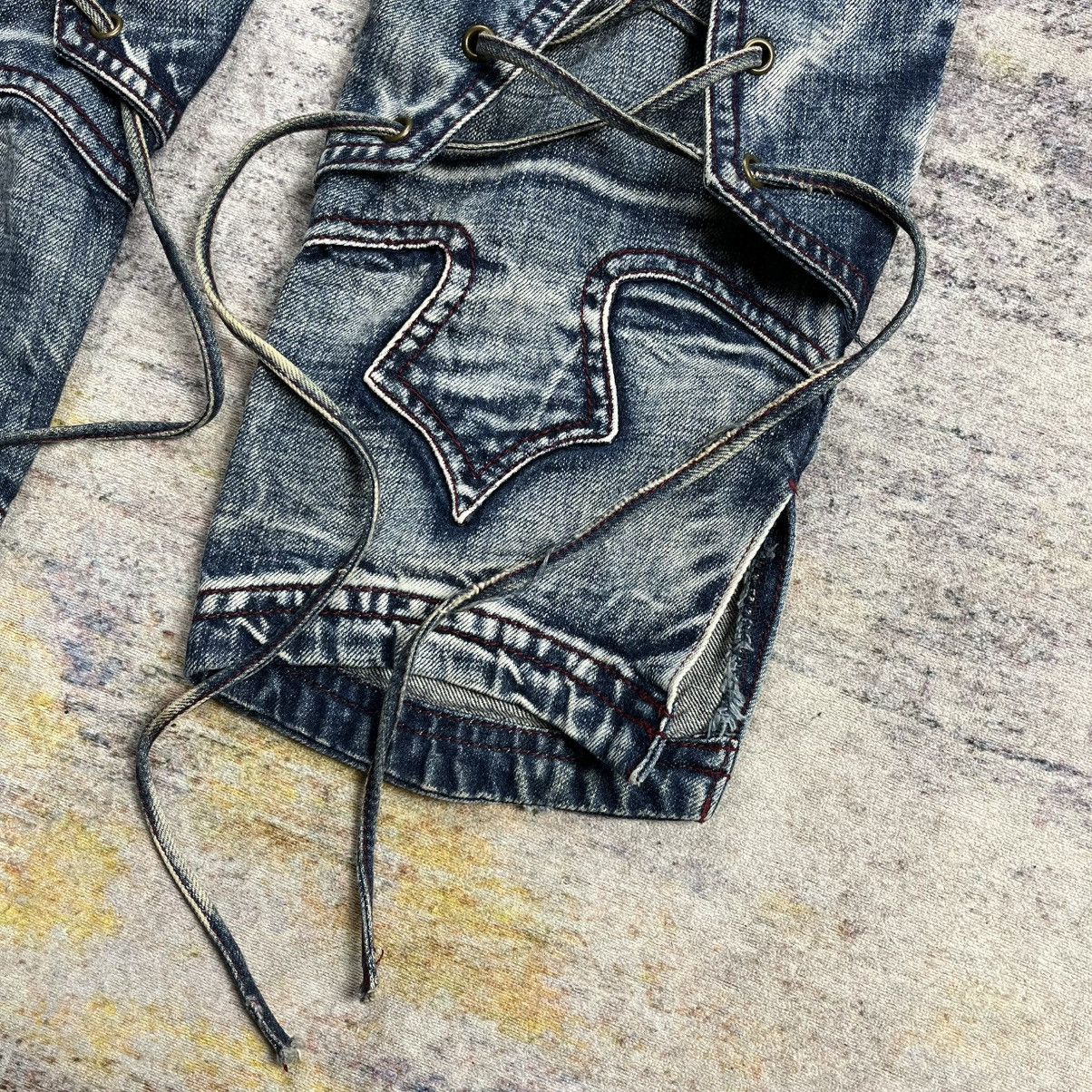 If Six Was Nine × Le Grande Bleu (L.G.B.) × Tornado Mart Tornado mart lace up denim short pants Size 30" / US 8 / IT 44 - 7 Thumbnail