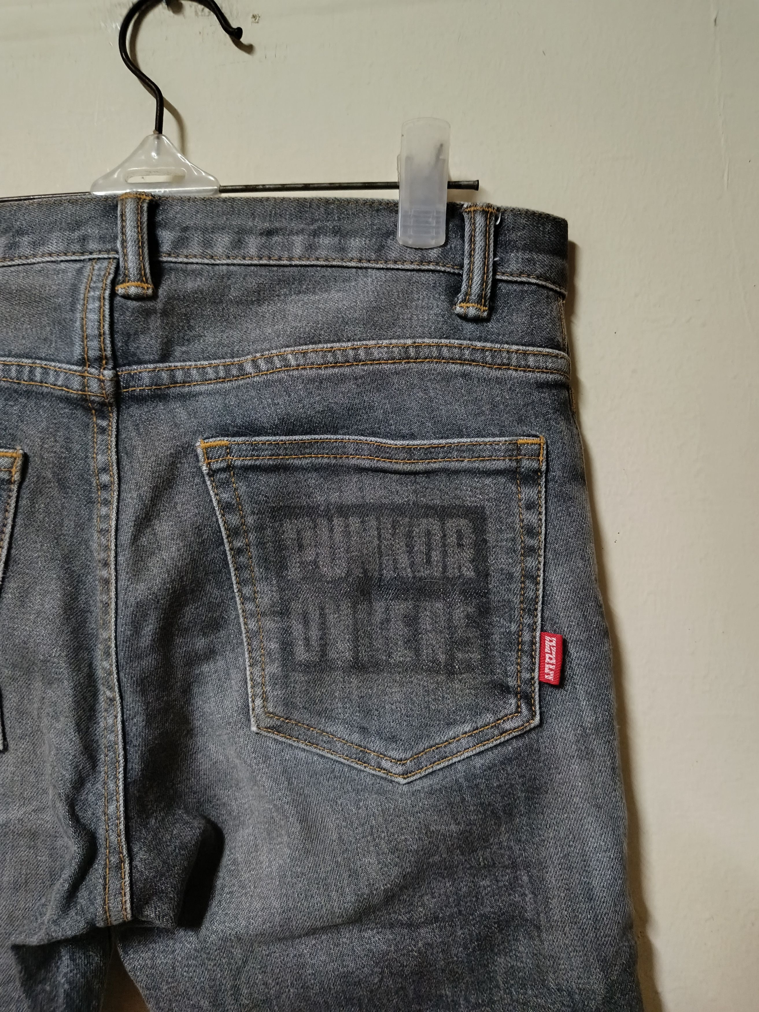 Japanese Brand Punk drunkers ripped style jeans Size 29" - 8 Thumbnail