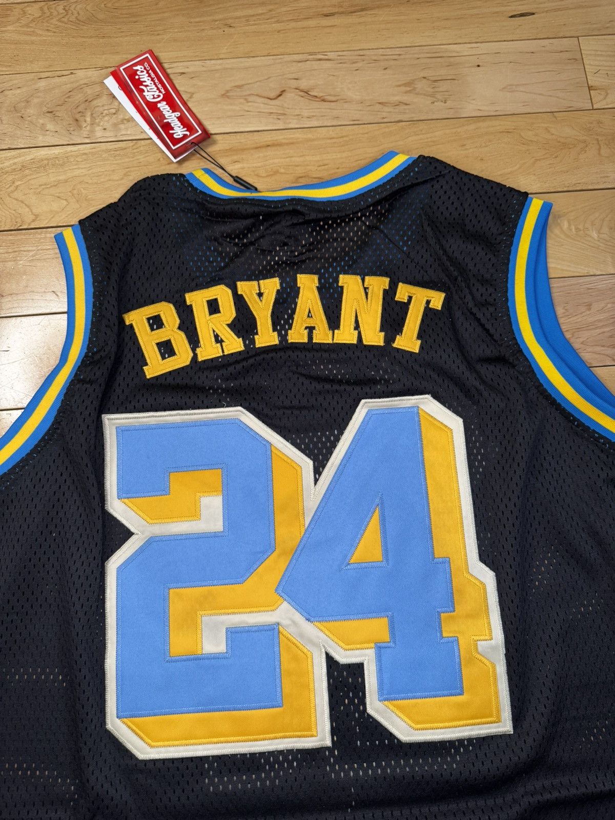 Other Headgear Classics Kobe Bryant #24 2XL Crenshaw Sewn Jersey Size US XXL / EU 58 / 5 - 6 Thumbnail