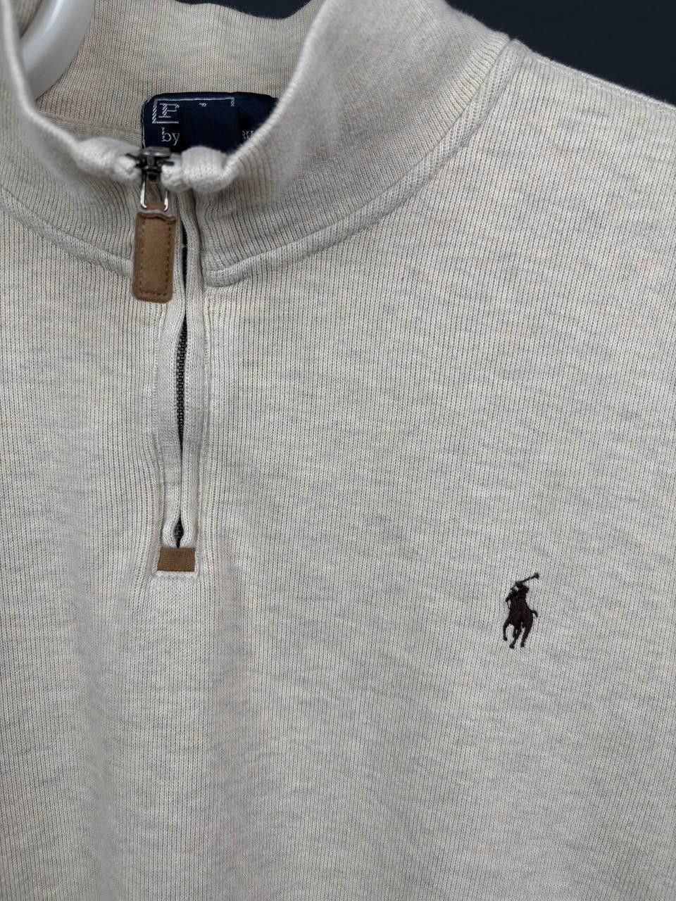 Polo Ralph Lauren Ralph Lauren 1/4 Zip Sweatshirt Size XL Beige Vintage Size US XL / EU 56 / 4 - 4 Thumbnail