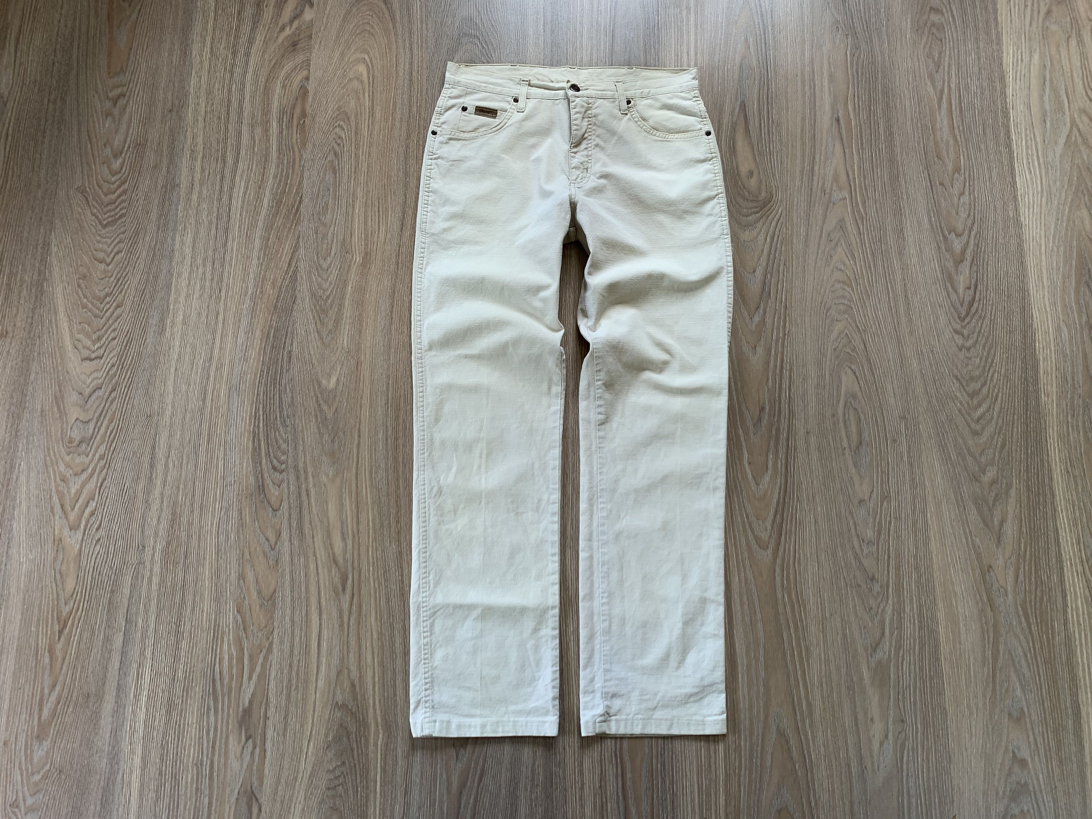 Vintage × Wrangler Wrangler Texas Stretch Vintage Beige Jeans Pants Size US 33 - 13 Thumbnail