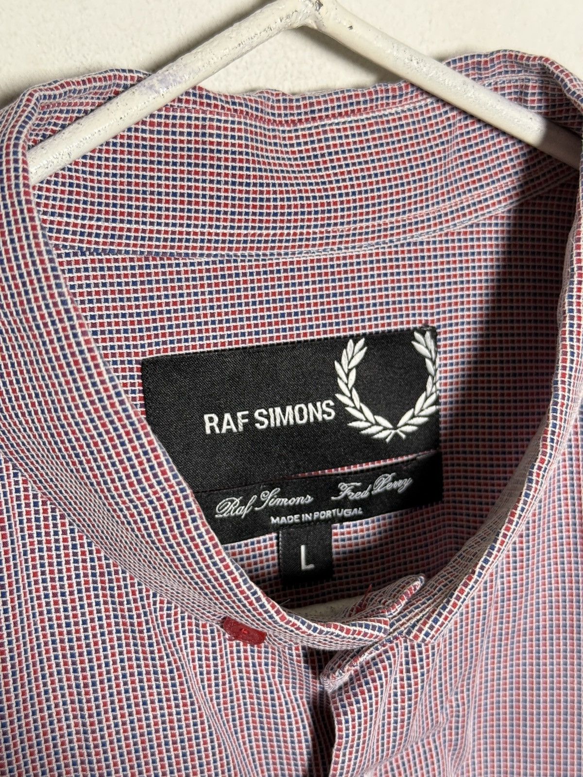 Raf Simons x Fred Perry Microcheck Shirt