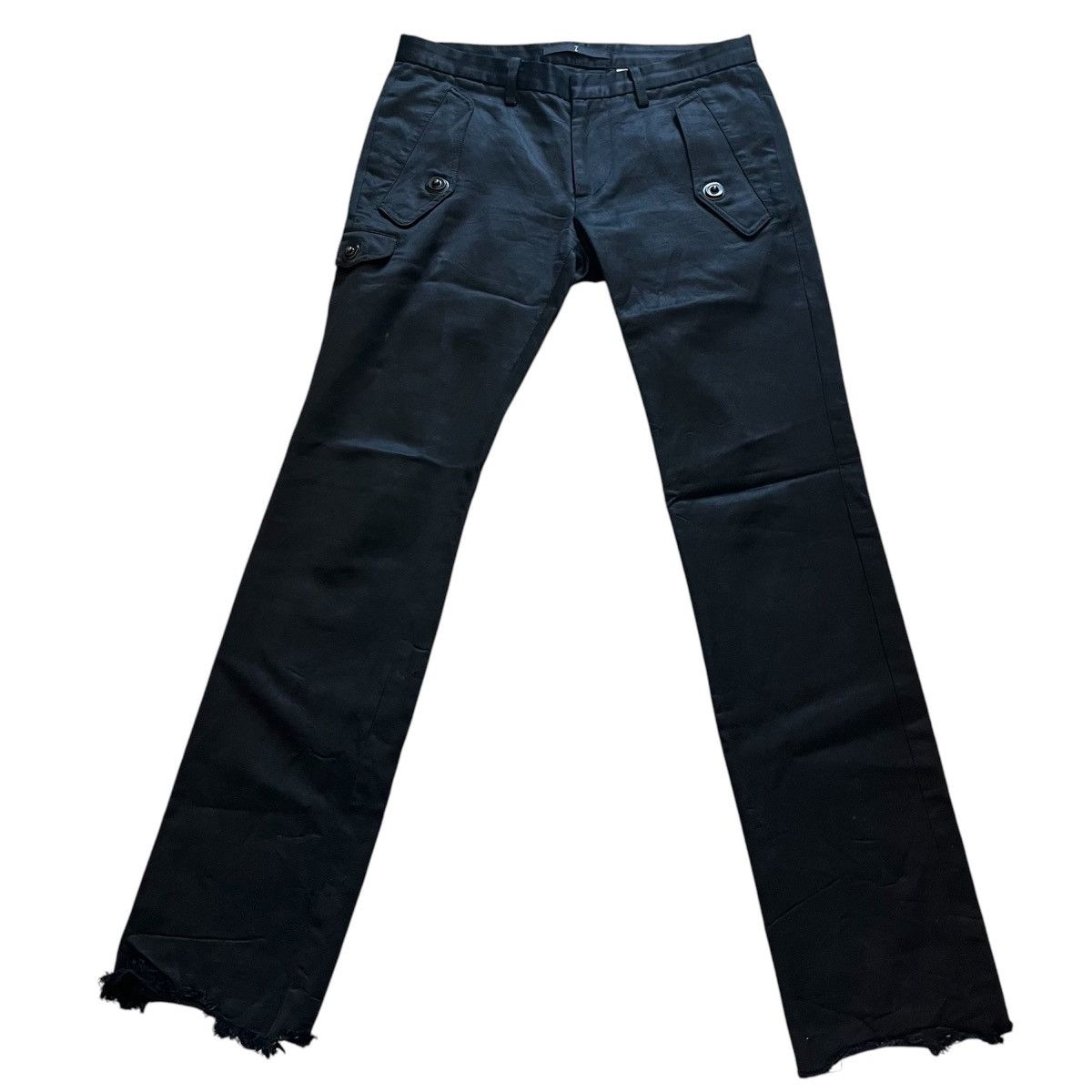 Julius AW08 Raw Hem Slim Cargo Pants | Grailed