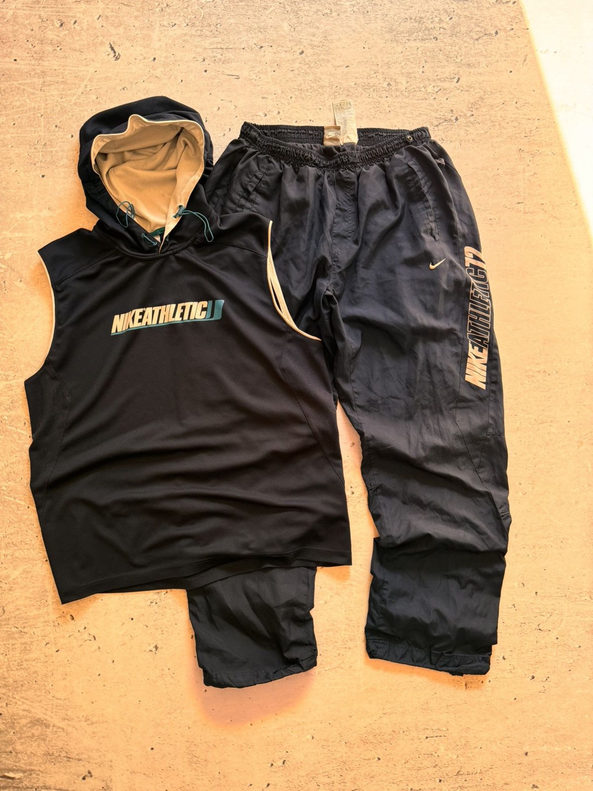 Nike × Vintage NIKE VINTAGE OVERSIZE DRIL TRACK SUIT Y2k Size US XL / EU 56 / 4 - 1 Thumbnail
