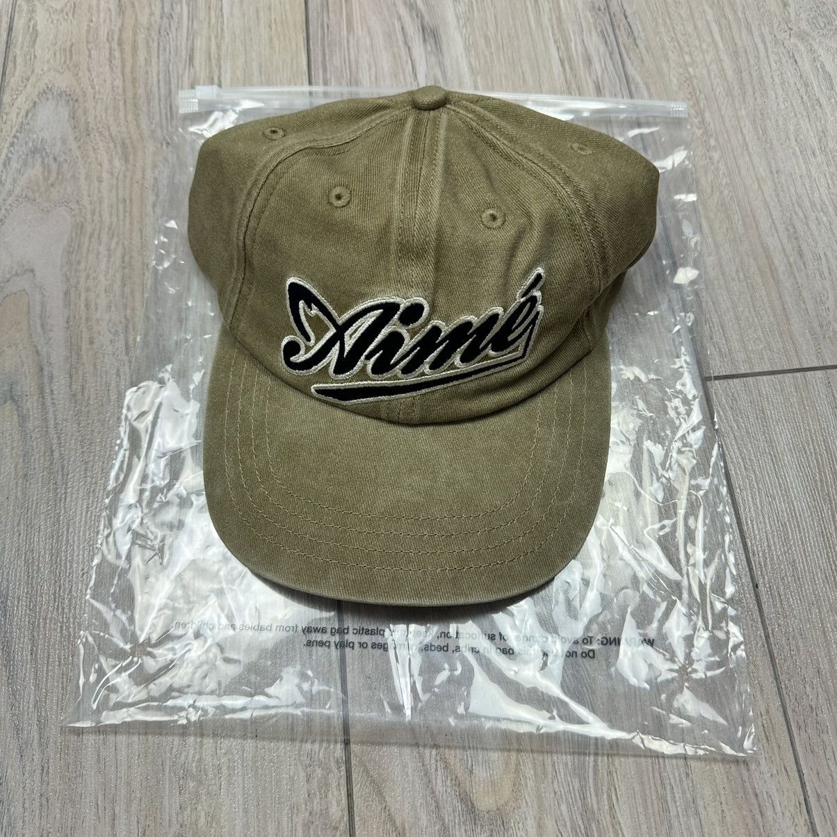 Aime Leon Dore Aimé Leon Dore ALD Cycling Logo Tan & Navy Hat DS Size ONE SIZE - 7 Thumbnail