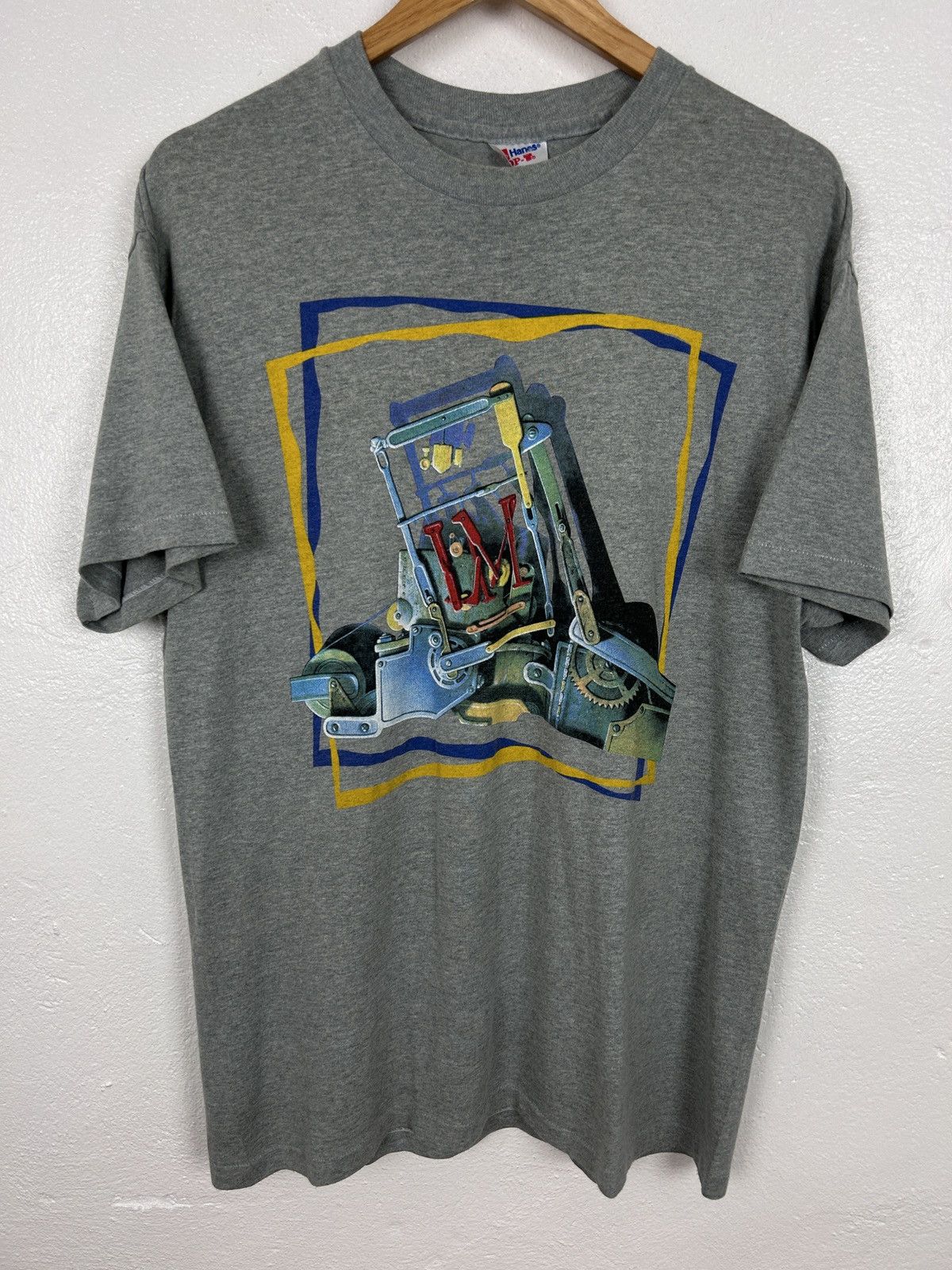 Vintage 90s Vintage L&M Liggett Myers Tobacco Promo T-Shirt Grey Size US XL / EU 56 / 4 - 1 Thumbnail