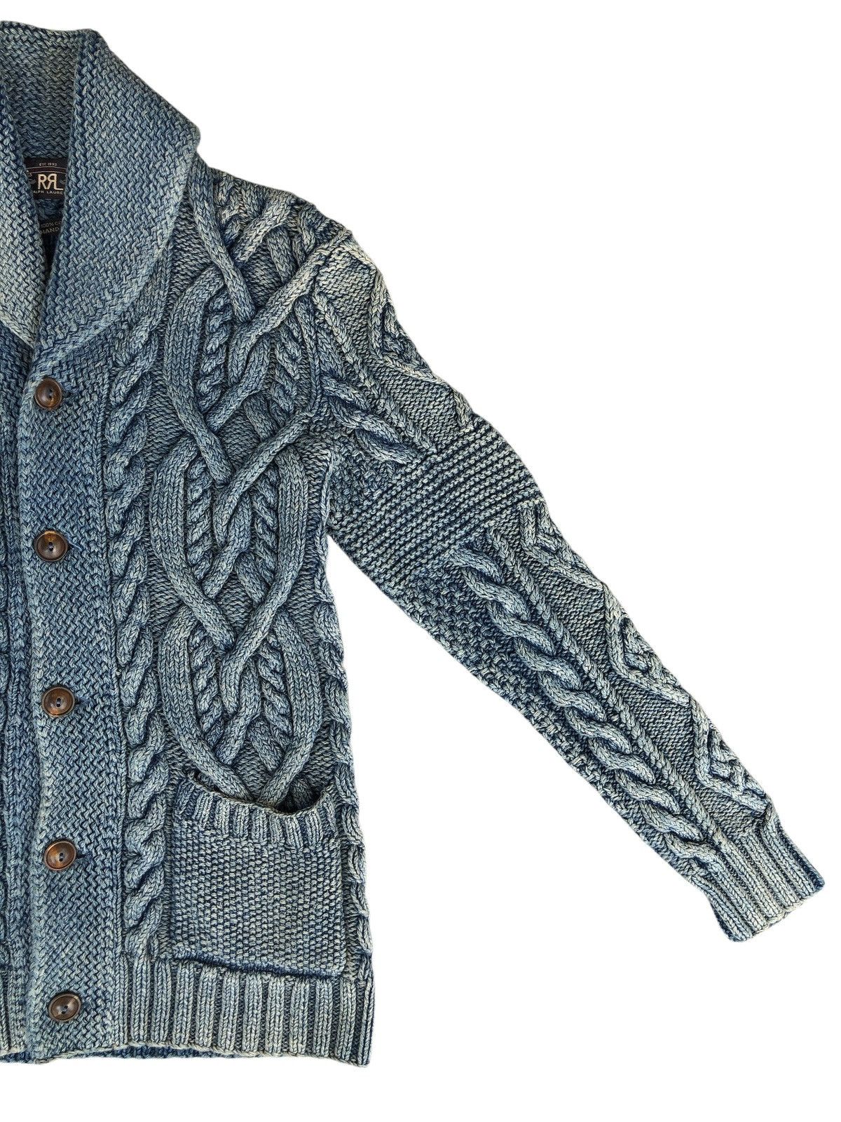 RRL Ralph Lauren RRL Ralph Lauren Hand Knit Cardigan Size US S / EU 44-46 / 1 - 4 Thumbnail