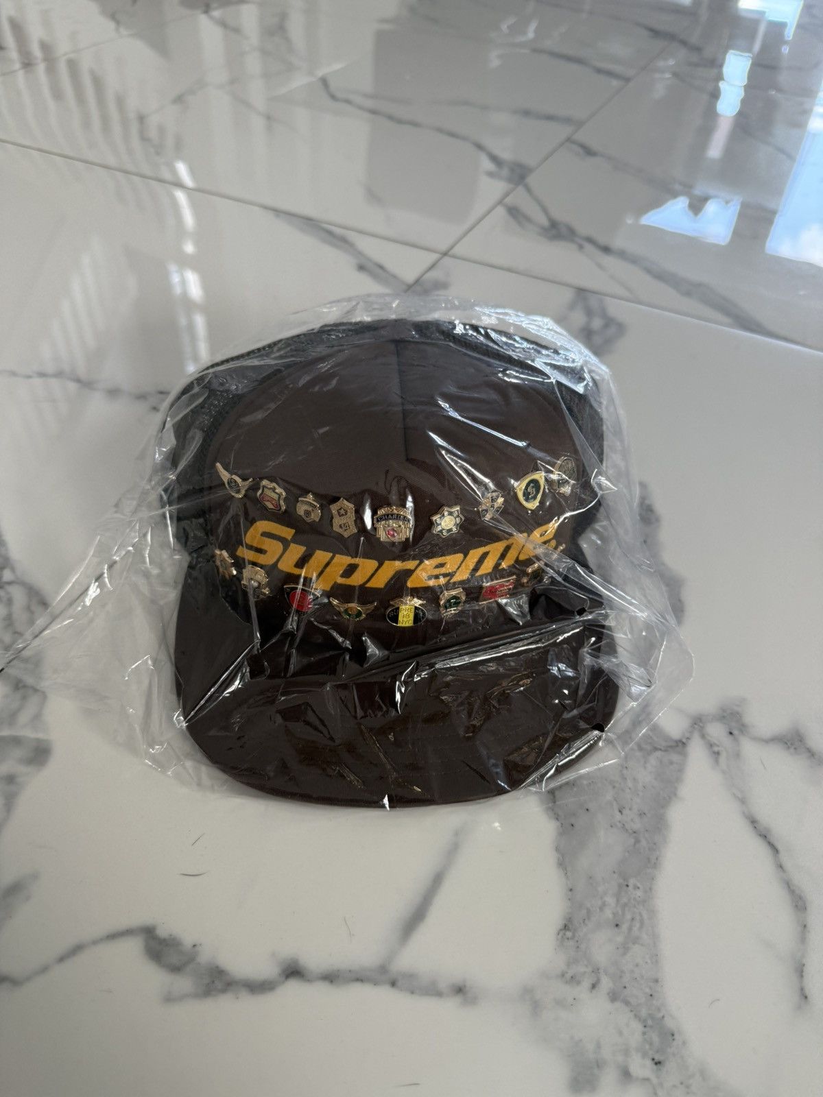 Supreme Supreme Pins Back 5-Panel Brown IN HAND SHIPS ASAP Size ONE SIZE - 3 Thumbnail