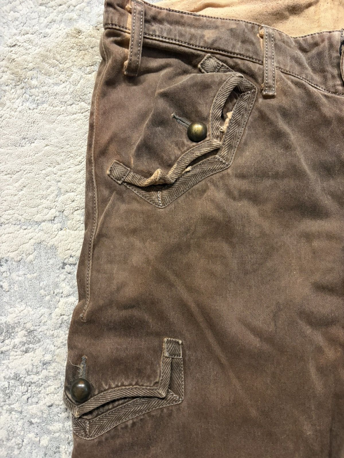 Obelisk Baggy Bootcut Cargo Pants Size US 34 / EU 50 - 4 Thumbnail
