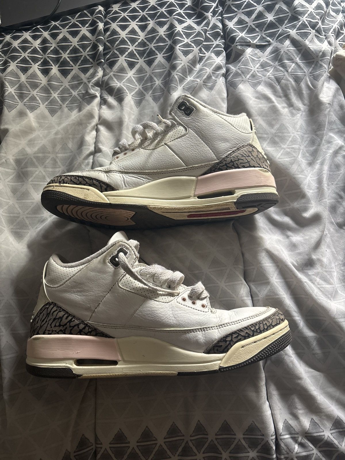 Nike Pink Air Jordan 3’s Size US 10 / IT 40 - 6 Thumbnail