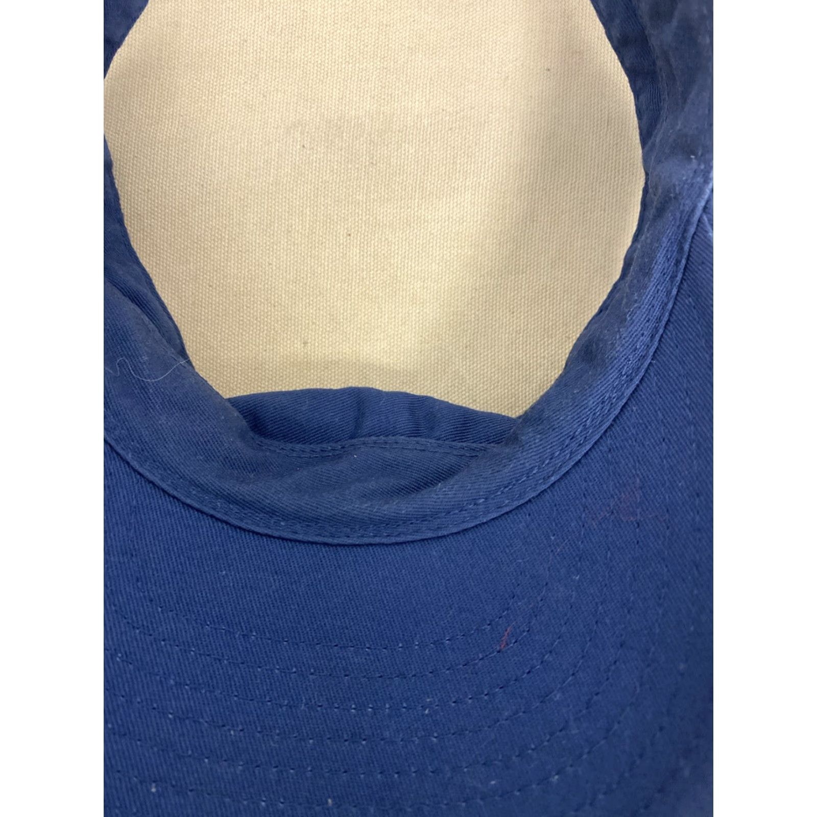 Nike VINTAGE Nike Visor Hat Cap Unisex Adults One Size Navy Blue Adjustable Sports Style Size ONE SIZE - 4 Thumbnail