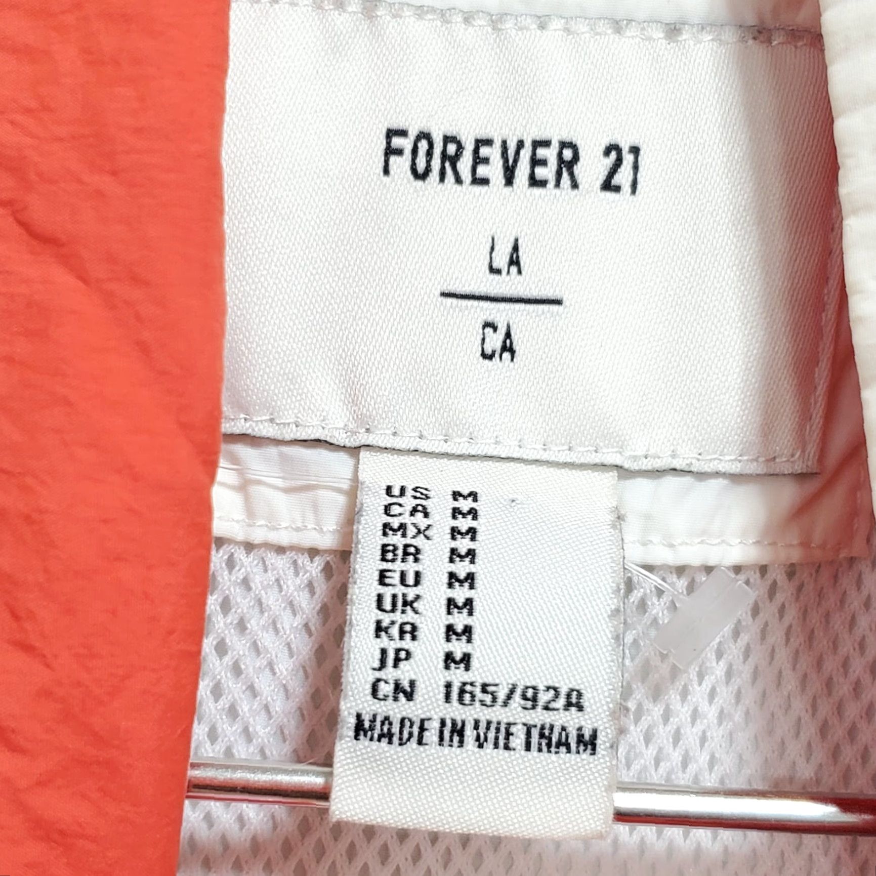 Forever 21 Forever 21 Jacket Adult Medium Multicolor 100% Nylon Windbreaker Half Zip Womens Size M / US 6-8 / IT 42-44 - 7 Thumbnail