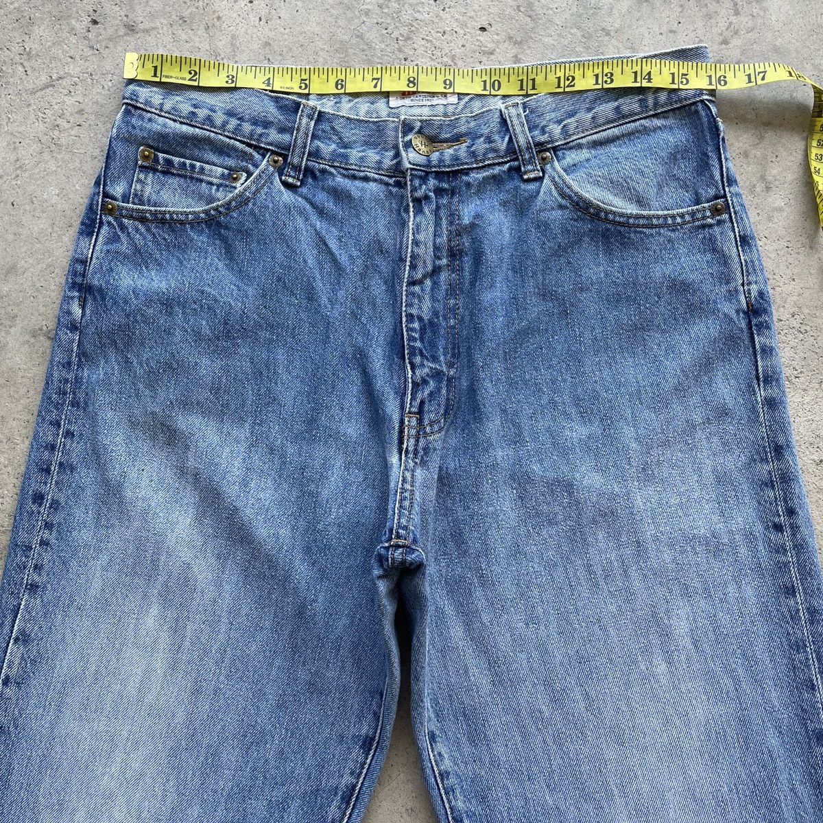 Hanes × Jean × Vintage Vintage Hanes Faded Jeans Denim Pants W32x29.5 Size US 32 / EU 48 - 5 Thumbnail