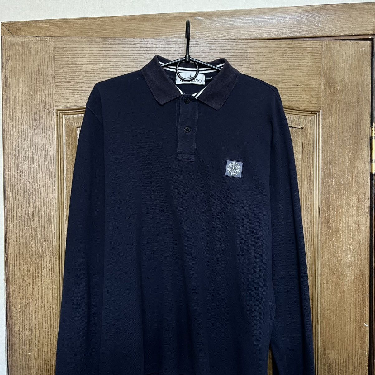 Stone Island Stone Island Long Sleeve Polo Patch Program Size US M / EU 48-50 / 2 - 3 Thumbnail