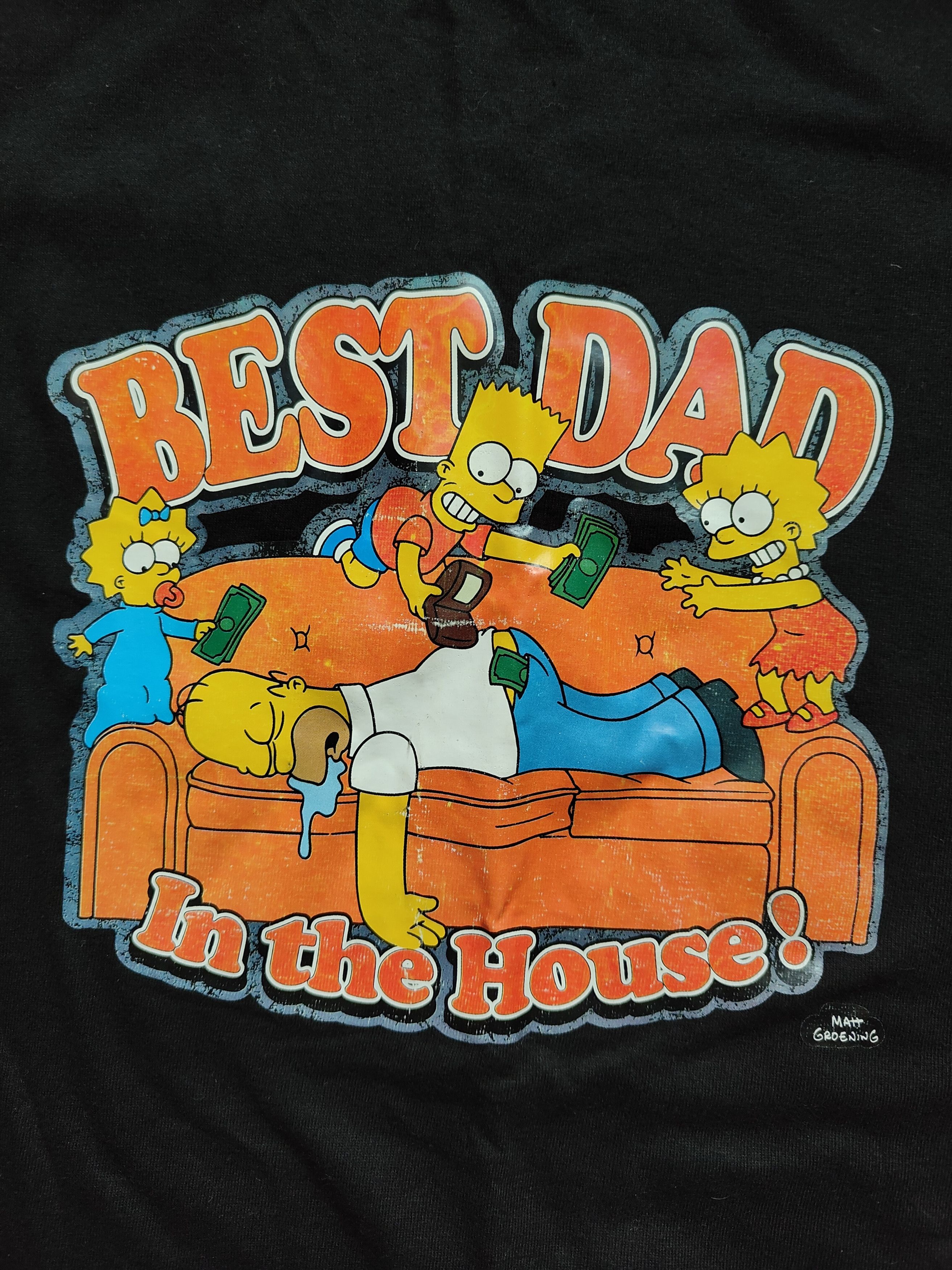 Fox Brothers × The Simpsons × Vintage Vintage The Simpsons 2006 T-shirt (Best Dad In The House) Size US S / EU 44-46 / 1 - 7 Thumbnail