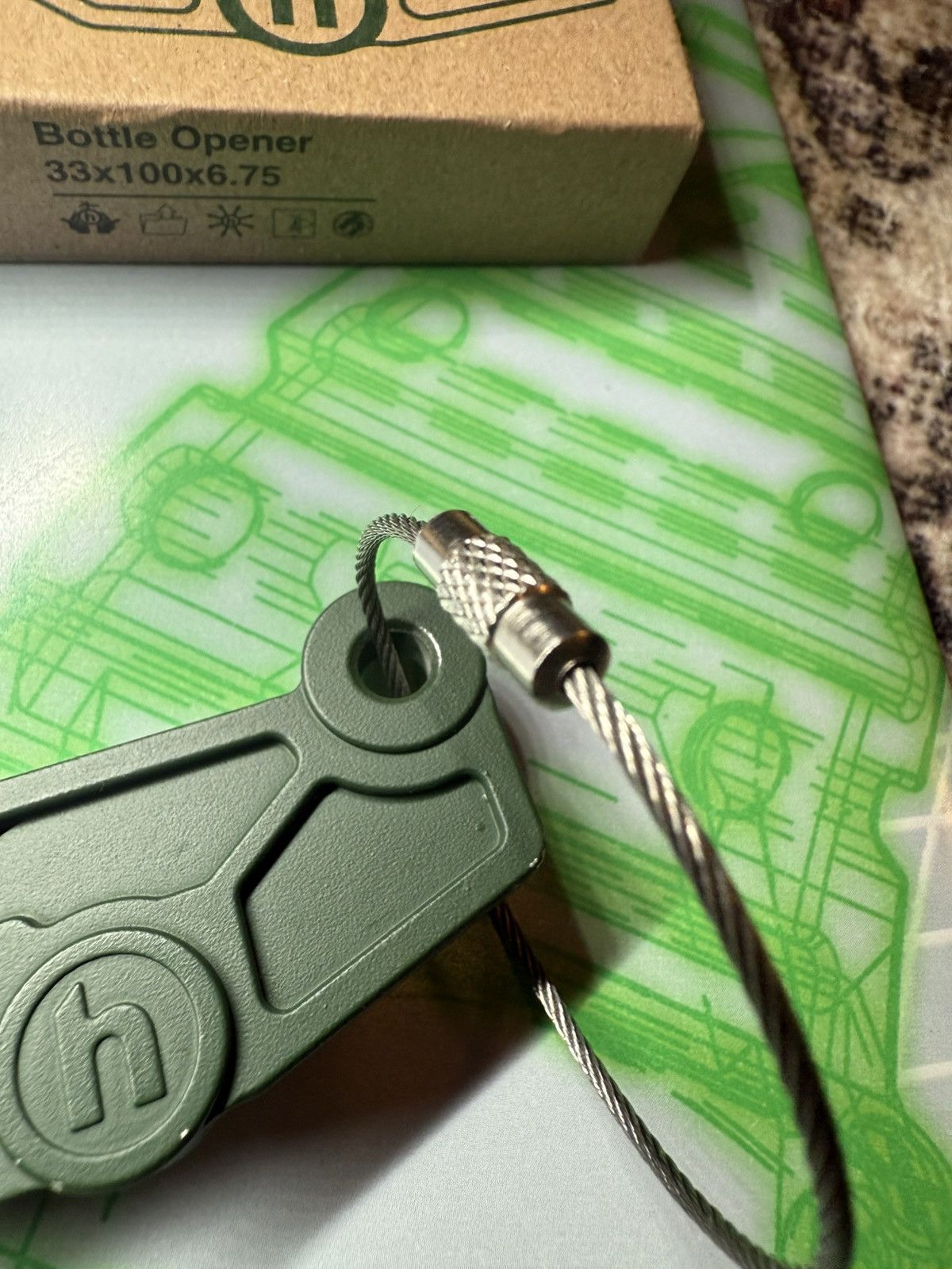 HIDDEN Hidden bottle opener keychain Size ONE SIZE - 9 Thumbnail
