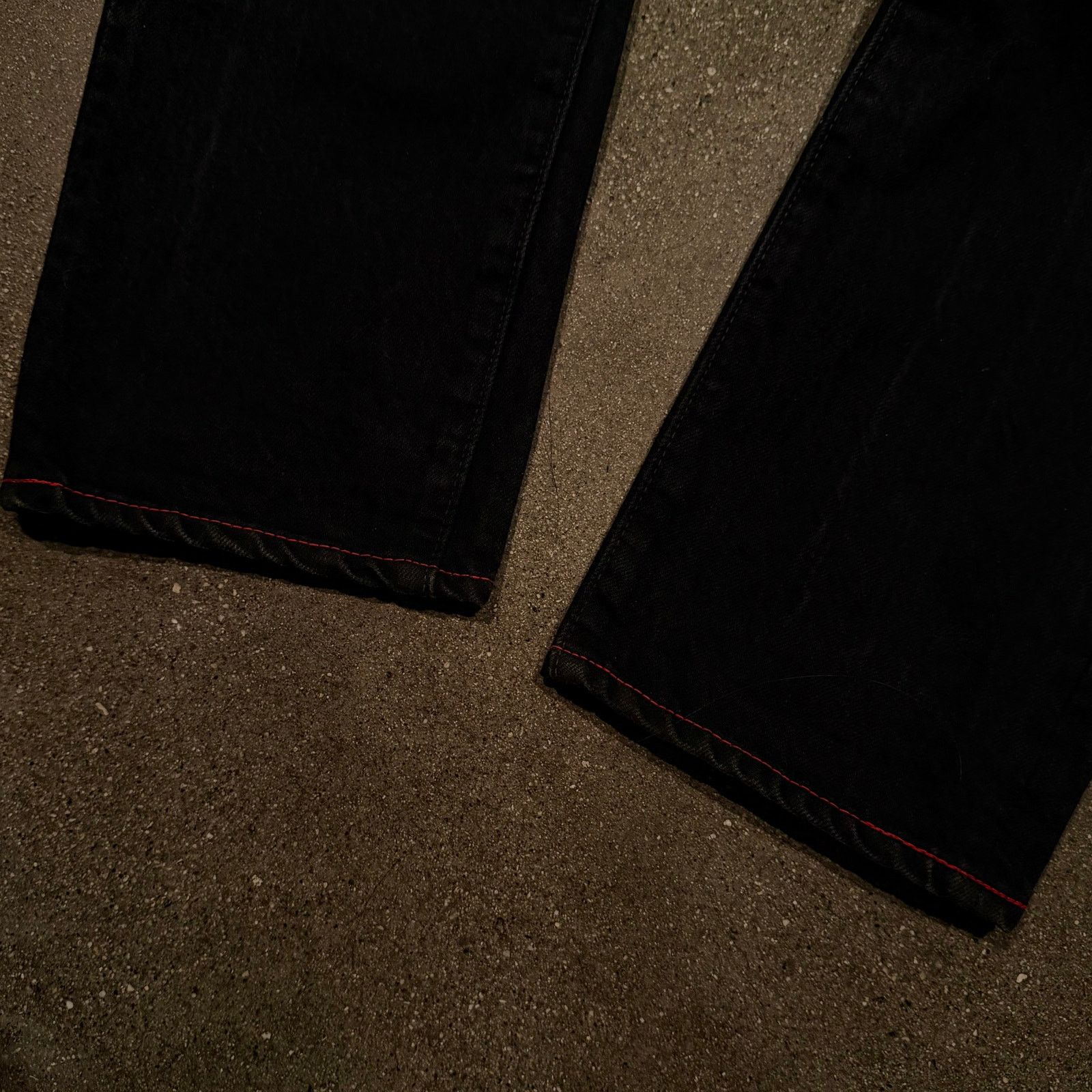Kapital Kapital toshikiyo hirata black washed denim jeans patch Size US 29 - 5 Thumbnail