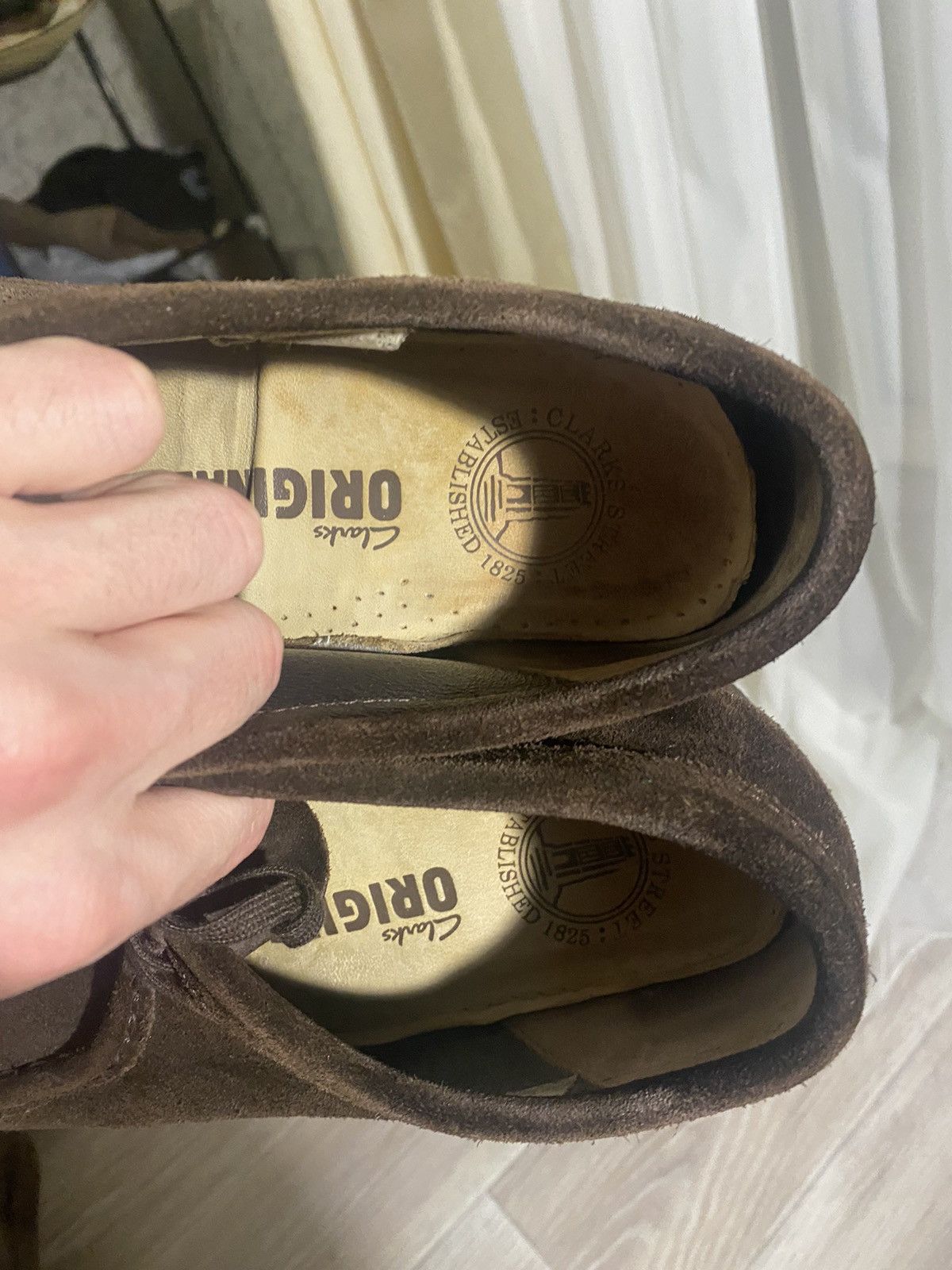 Clarks × Vintage Vintage Clarks Wallabees Suede Size US 9.5 / EU 42-43 - 8 Thumbnail