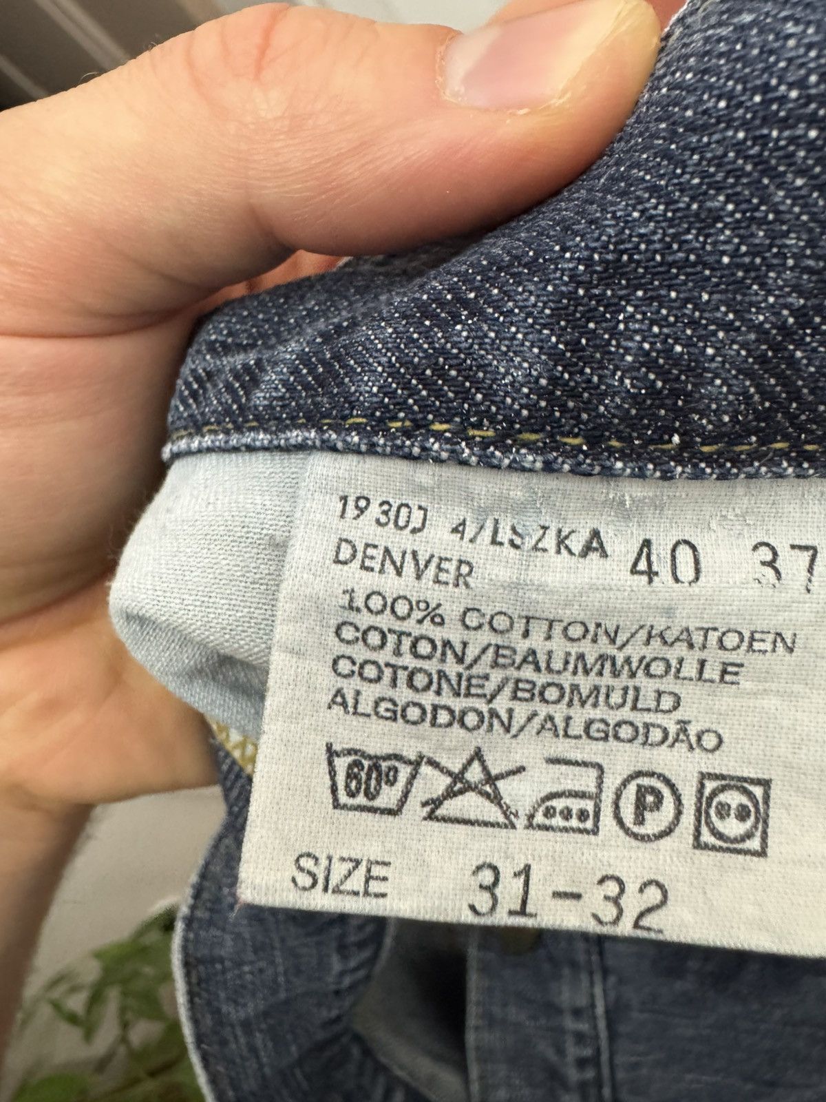 If Six Was Nine Lee Flared Jeans Vintage Y2k Denim Avant Garde Streetwear Size US 31 - 4 Thumbnail